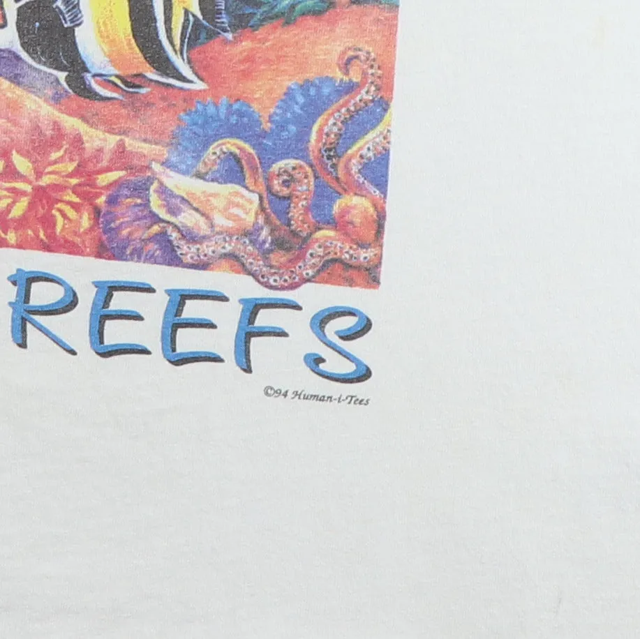 1994 Save Our Living Coral Reefs Human-I-Tees Shirt