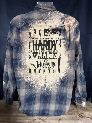 3 Wise Men of Country Music Button Down Shirt: L