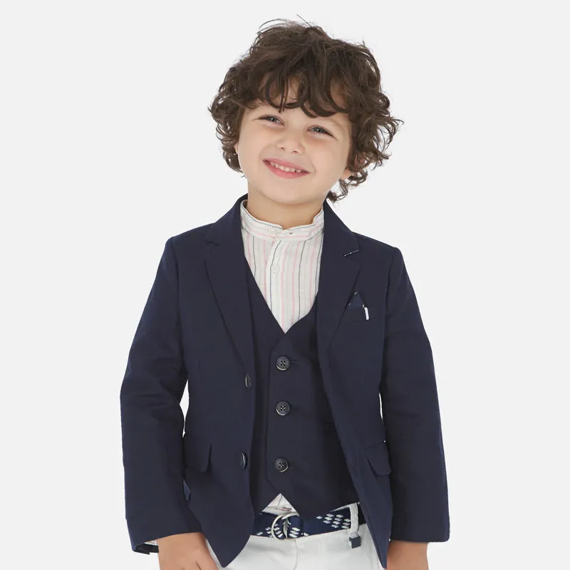 3443 Tailored Linen Blazer