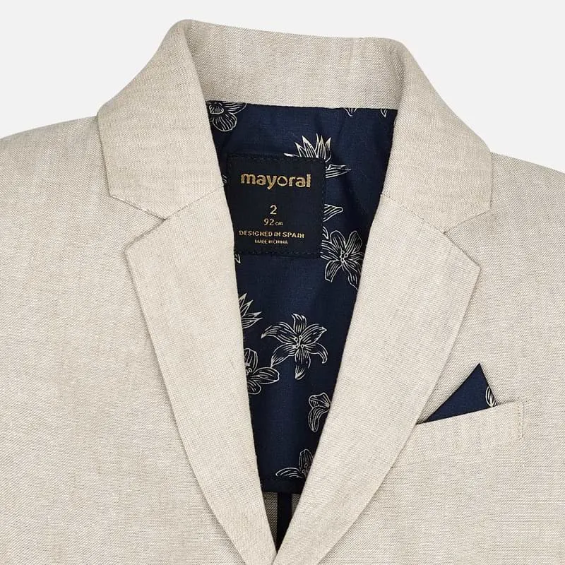 3443 Tailored Linen Blazer