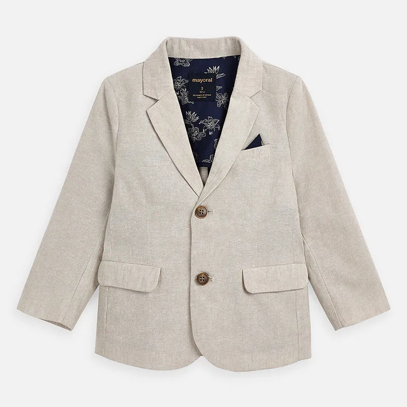 3443 Tailored Linen Blazer