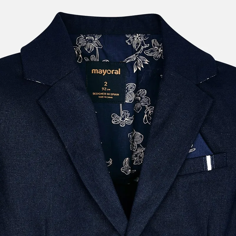 3443 Tailored Linen Blazer