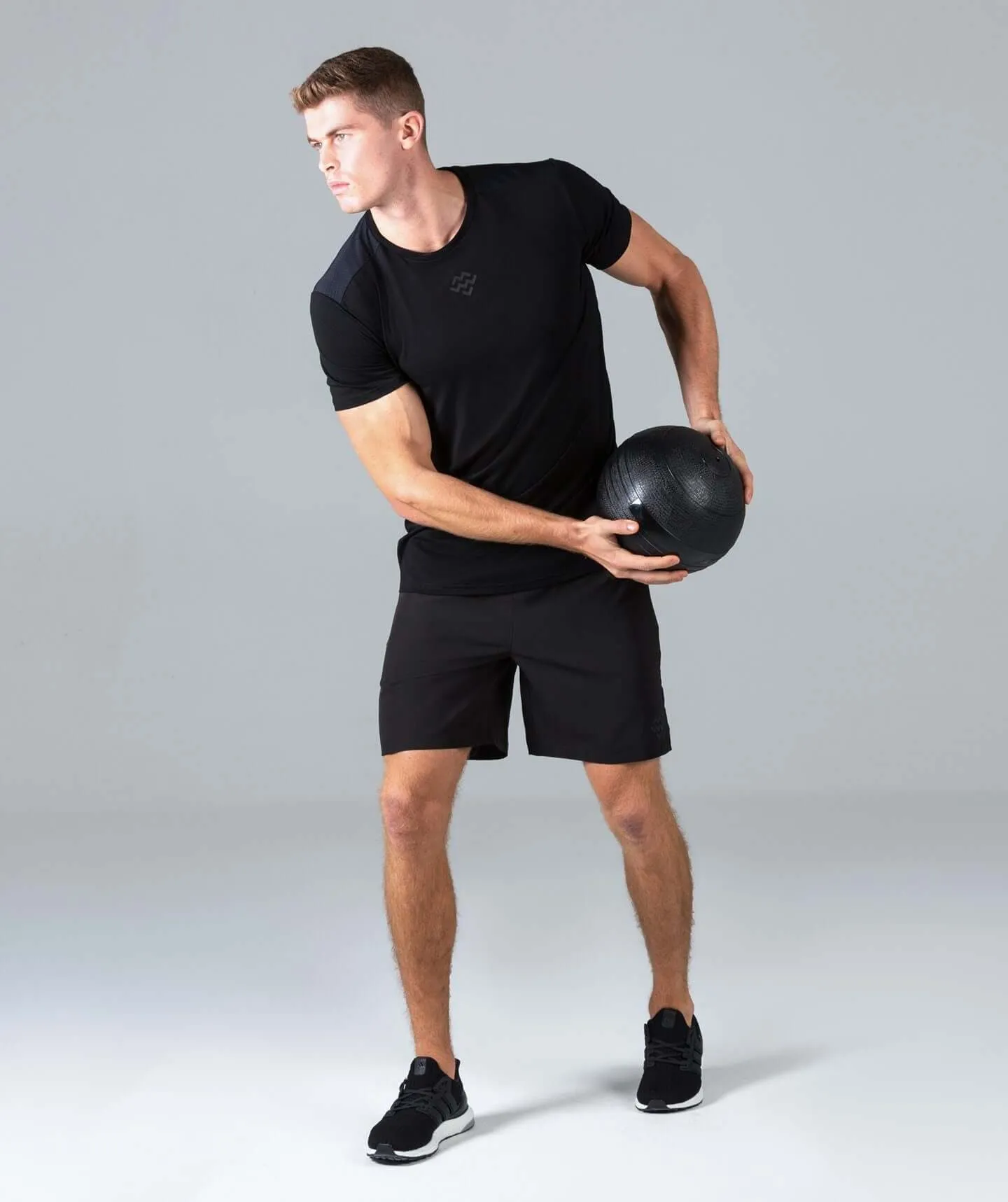 8 Inch Sports Shorts (Black)