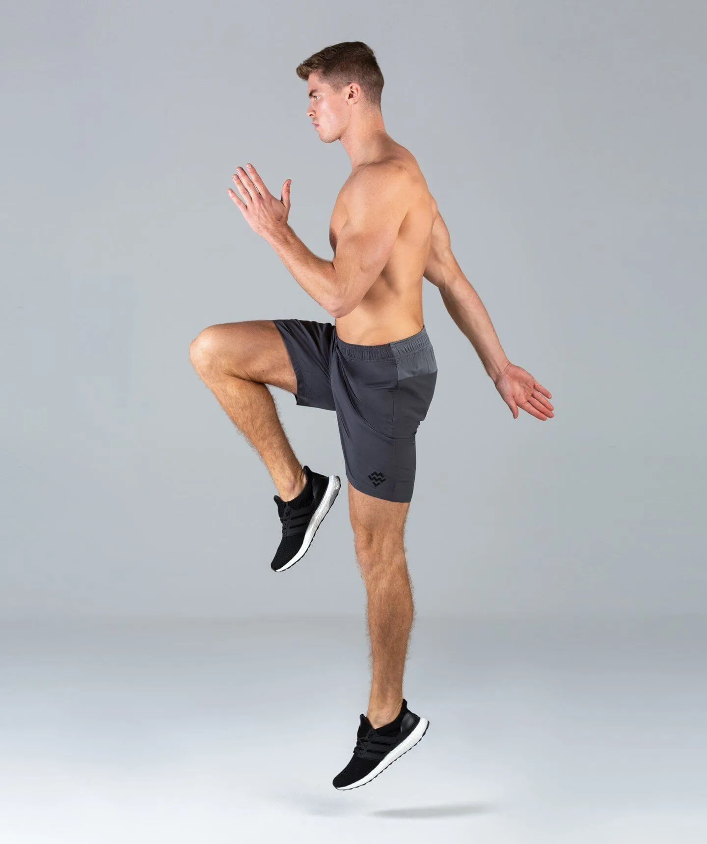 8 Inch Sports Shorts (Dark Grey)