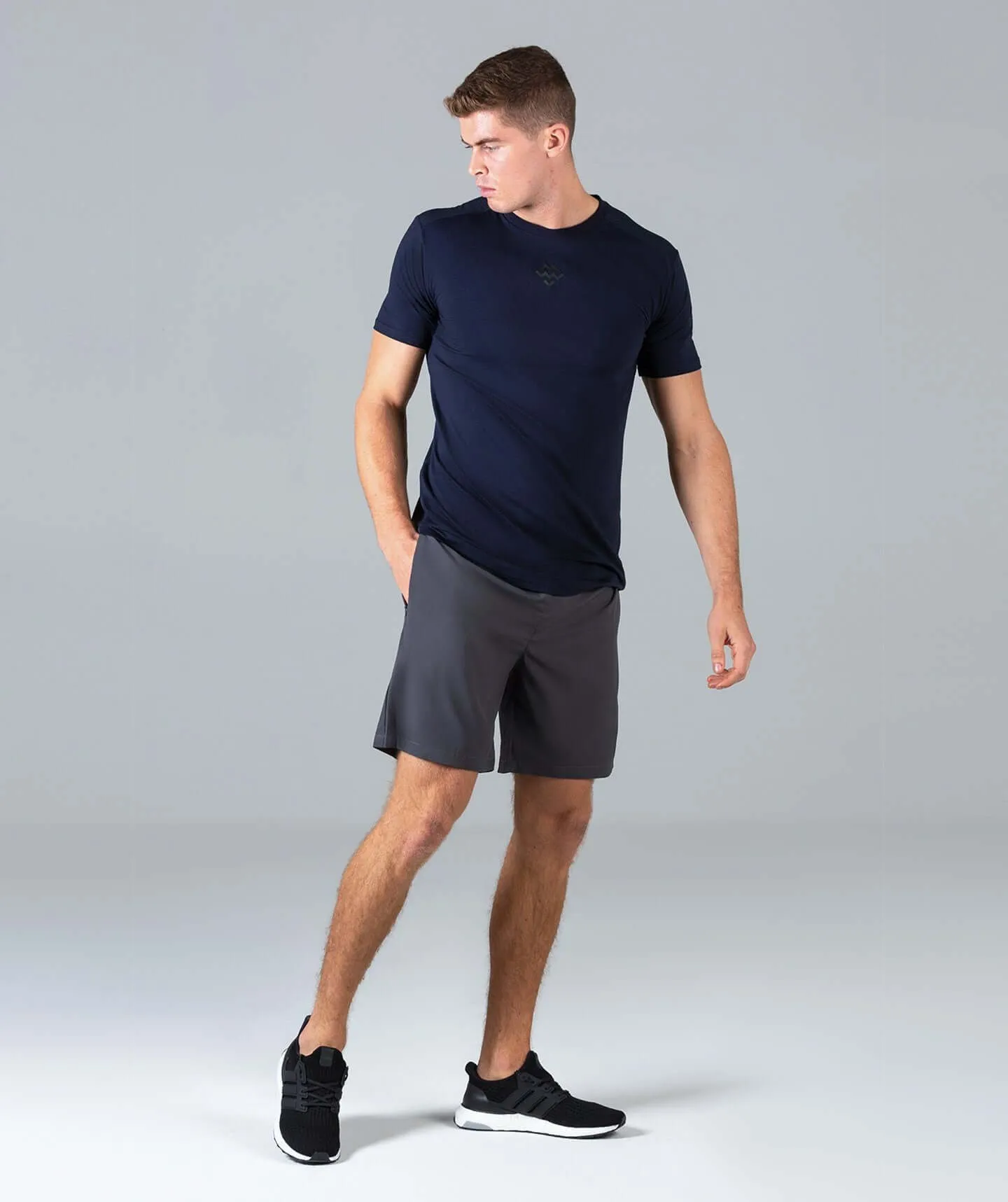 8 Inch Sports Shorts (Dark Grey)