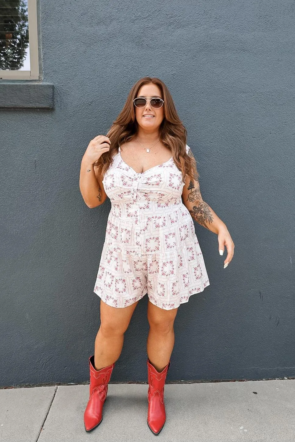Achy Breaky Heart Lightweight Romper