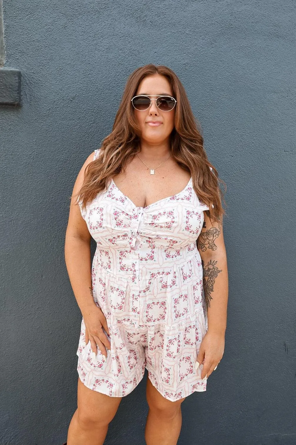Achy Breaky Heart Lightweight Romper
