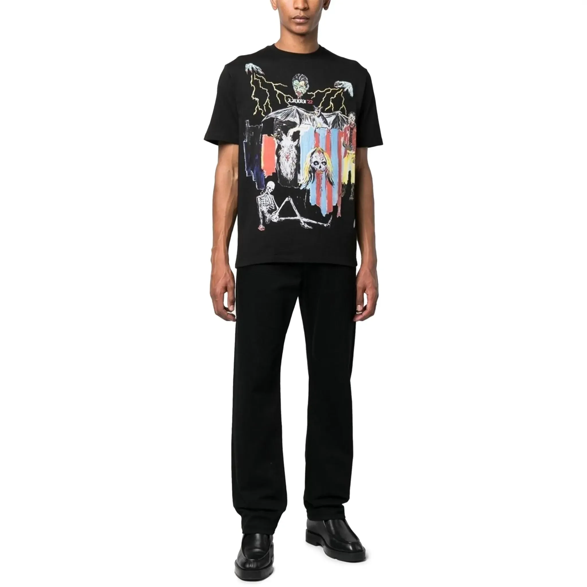 Amiri Wes Lang Blood 38' Black T Shirt