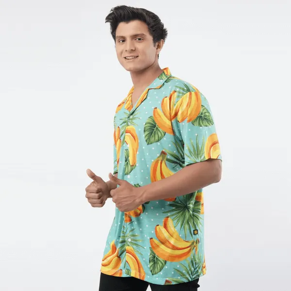 BANANA Men Hawaiin Shirts