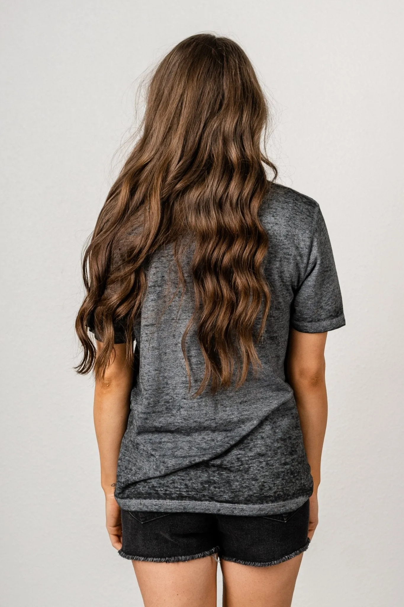 Baseball repeater acid wash t-shirt grey