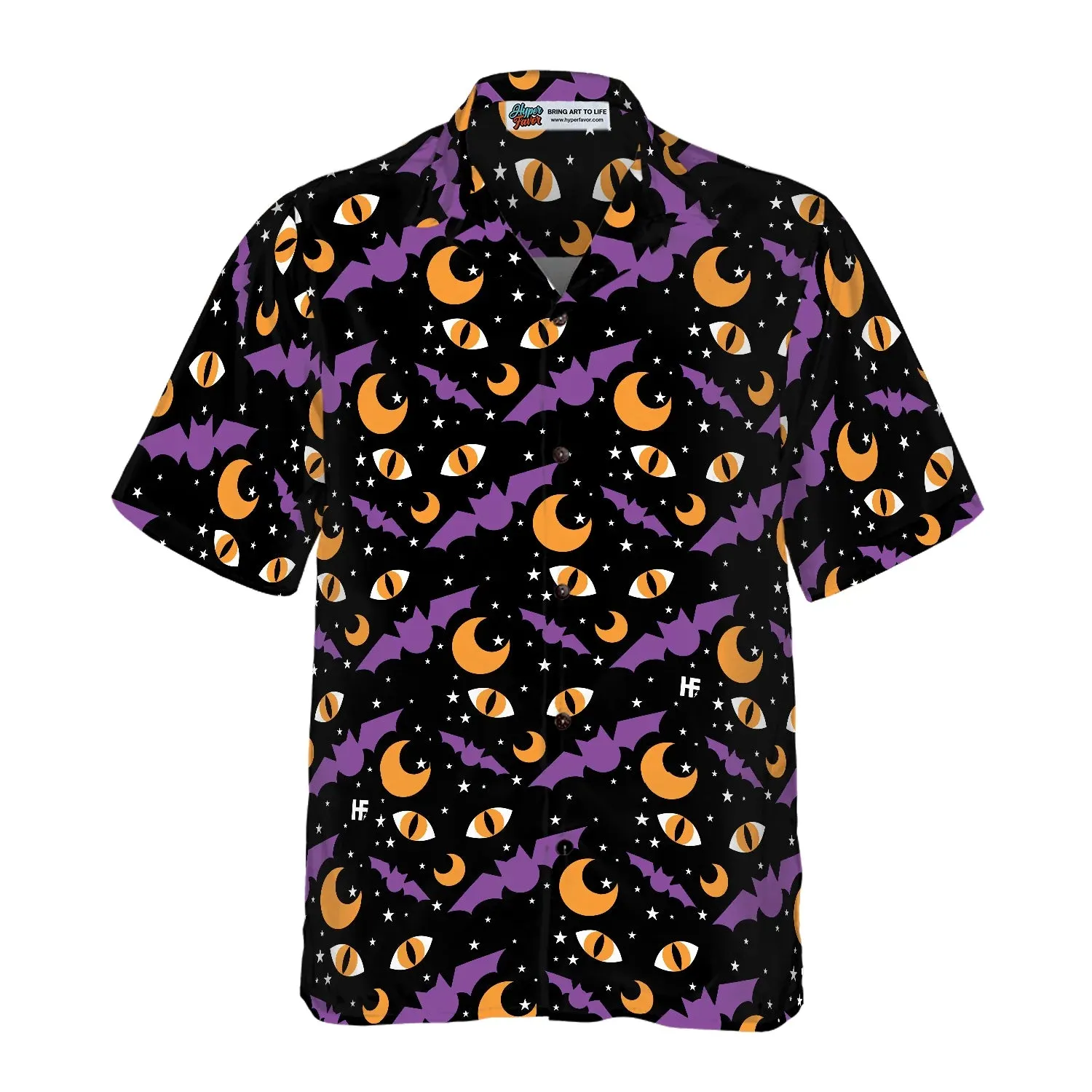 Bats Eyes At Night Hawaiian Shirt, Best Gift For Halloween, 3D Halloween Bats Eyes Hawaiian Shirt, Perfect Gift For Lovers, Friends, Husband, Boyfriend, Family