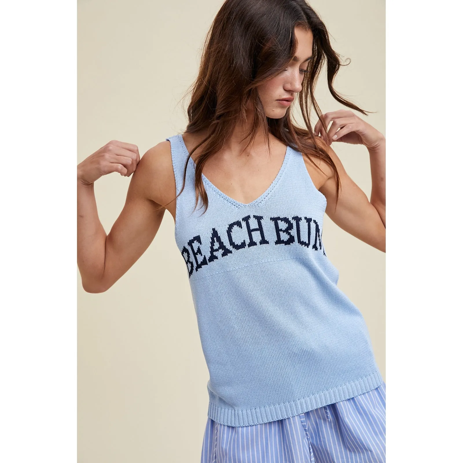 Beach Bum Sweater Tank