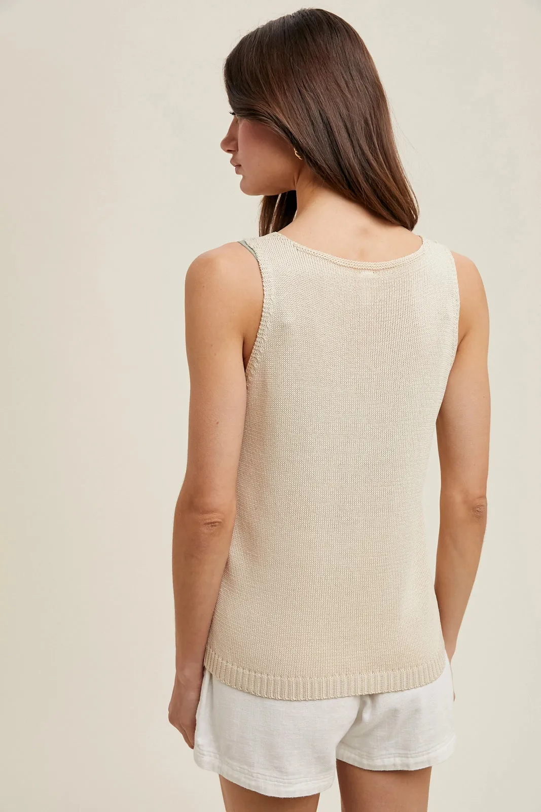 Beach Bum Sweater Tank