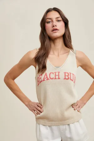 Beach Bum Sweater Tank