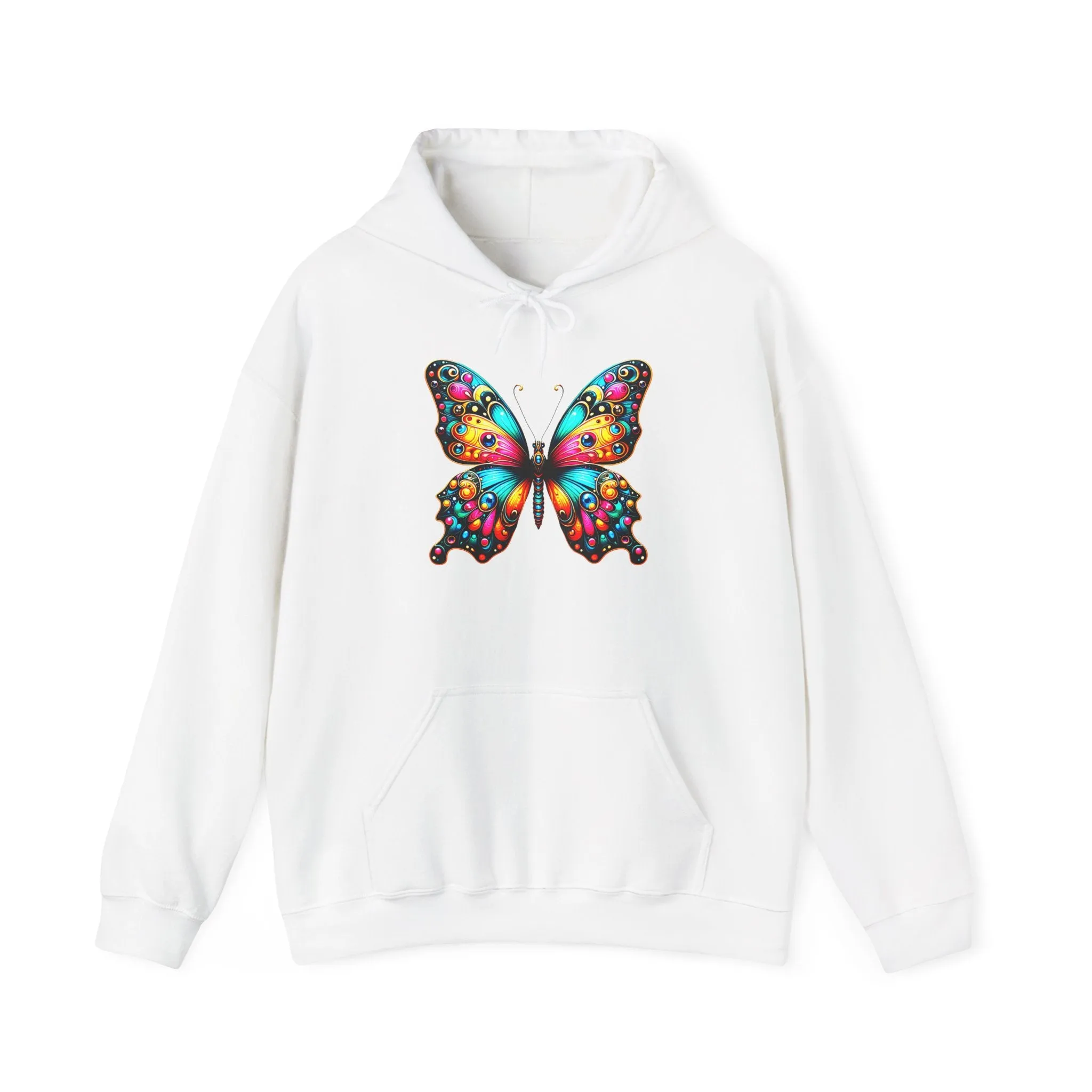 Beautiful Vibrant Butterfly Unisex Graphic Hoodie