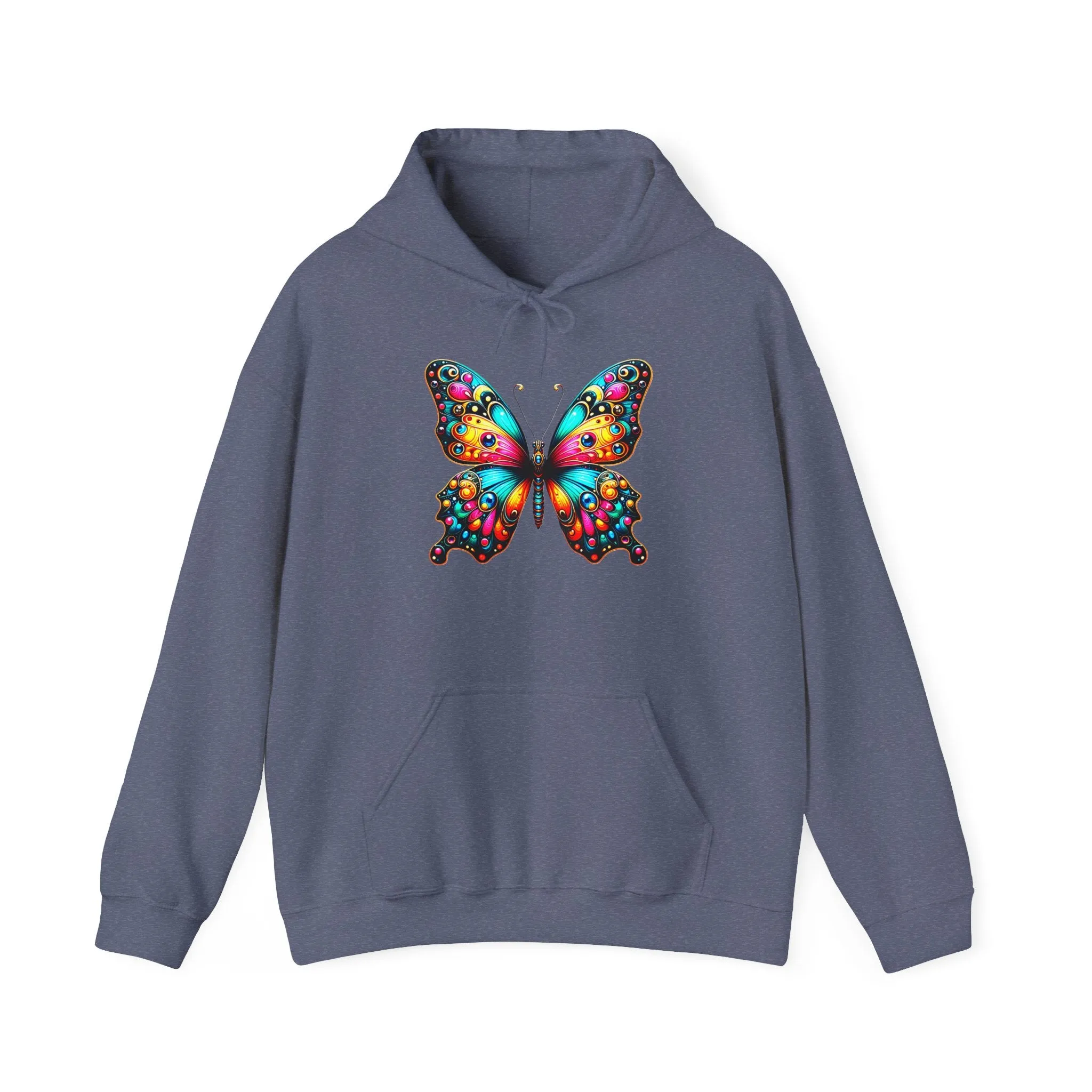 Beautiful Vibrant Butterfly Unisex Graphic Hoodie