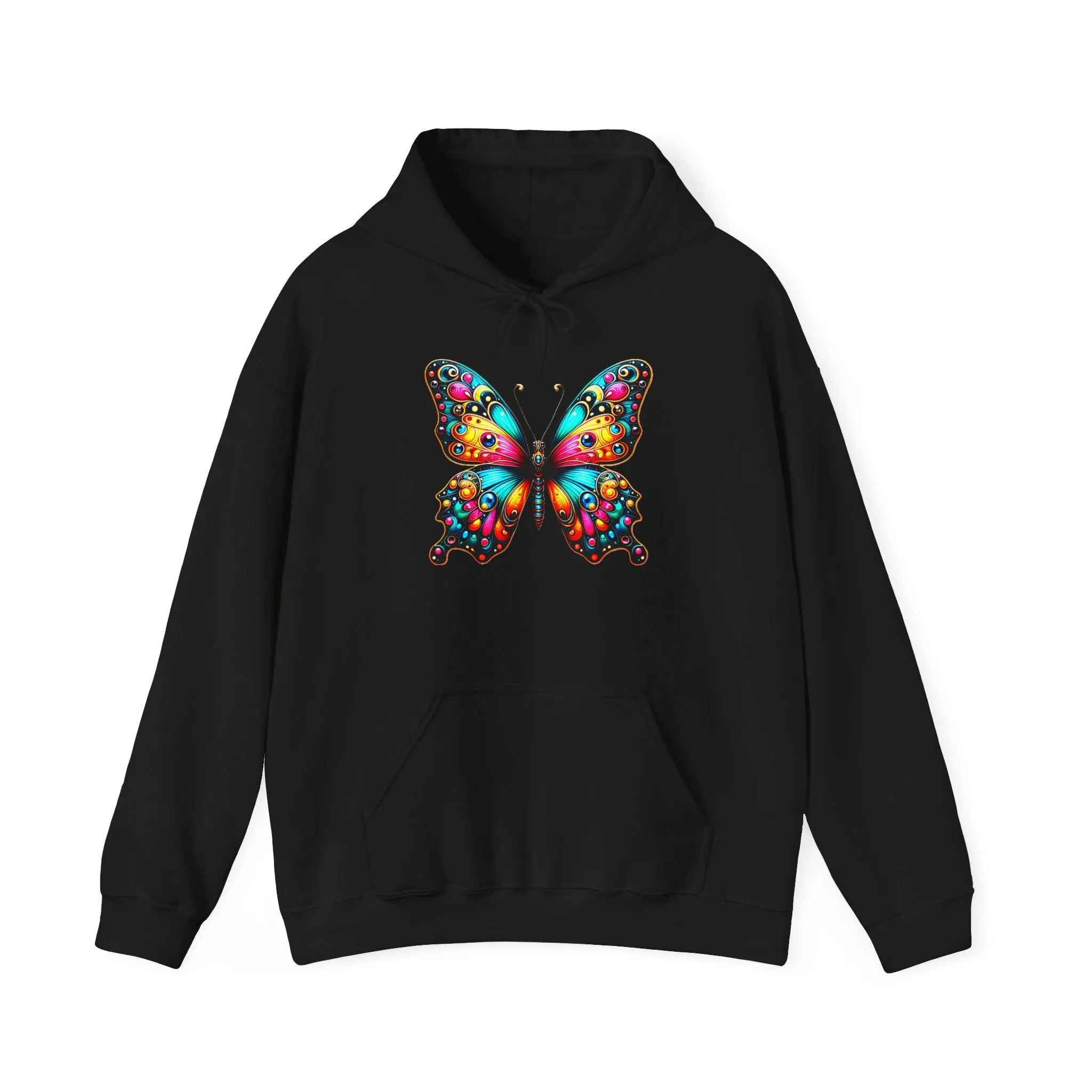 Beautiful Vibrant Butterfly Unisex Graphic Hoodie