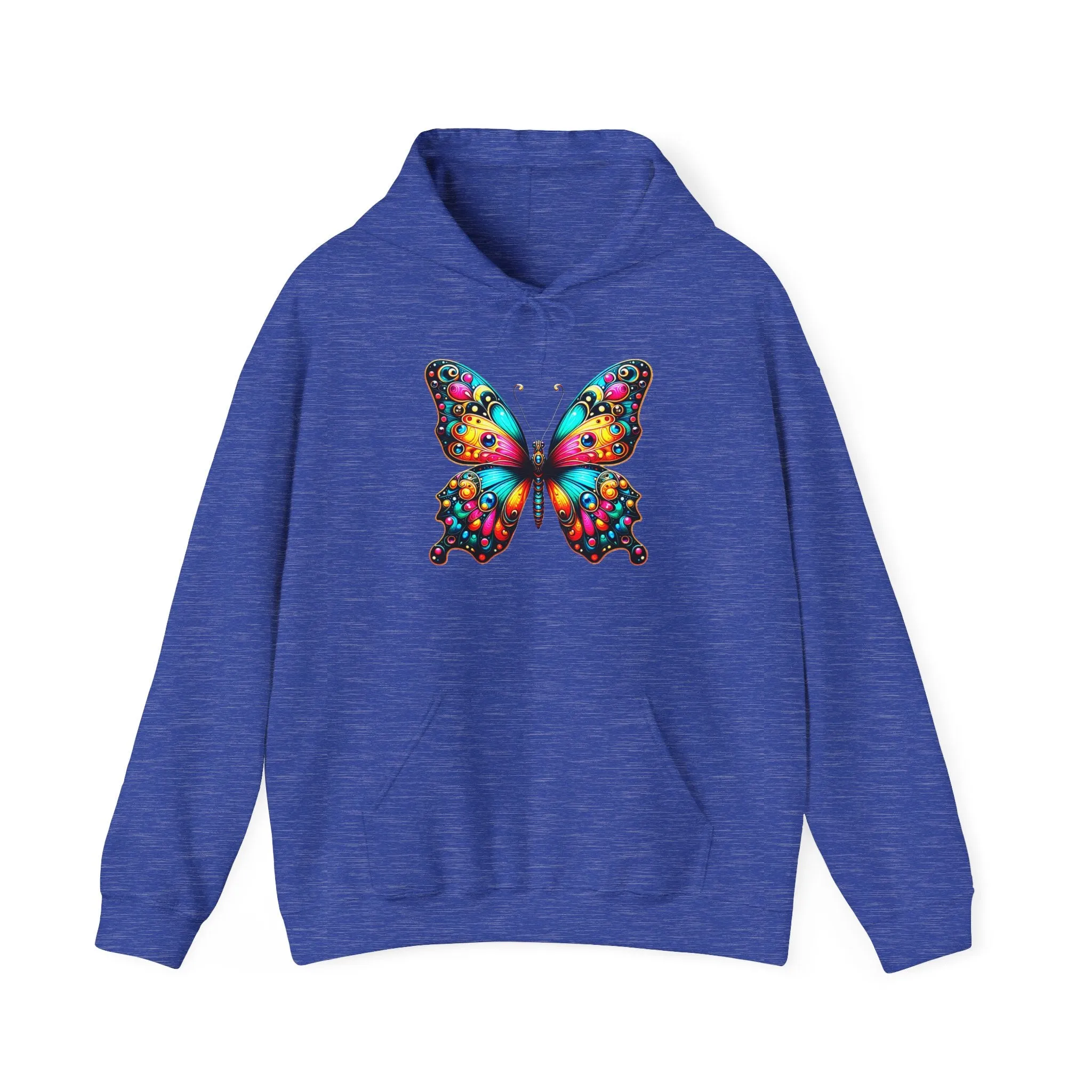 Beautiful Vibrant Butterfly Unisex Graphic Hoodie