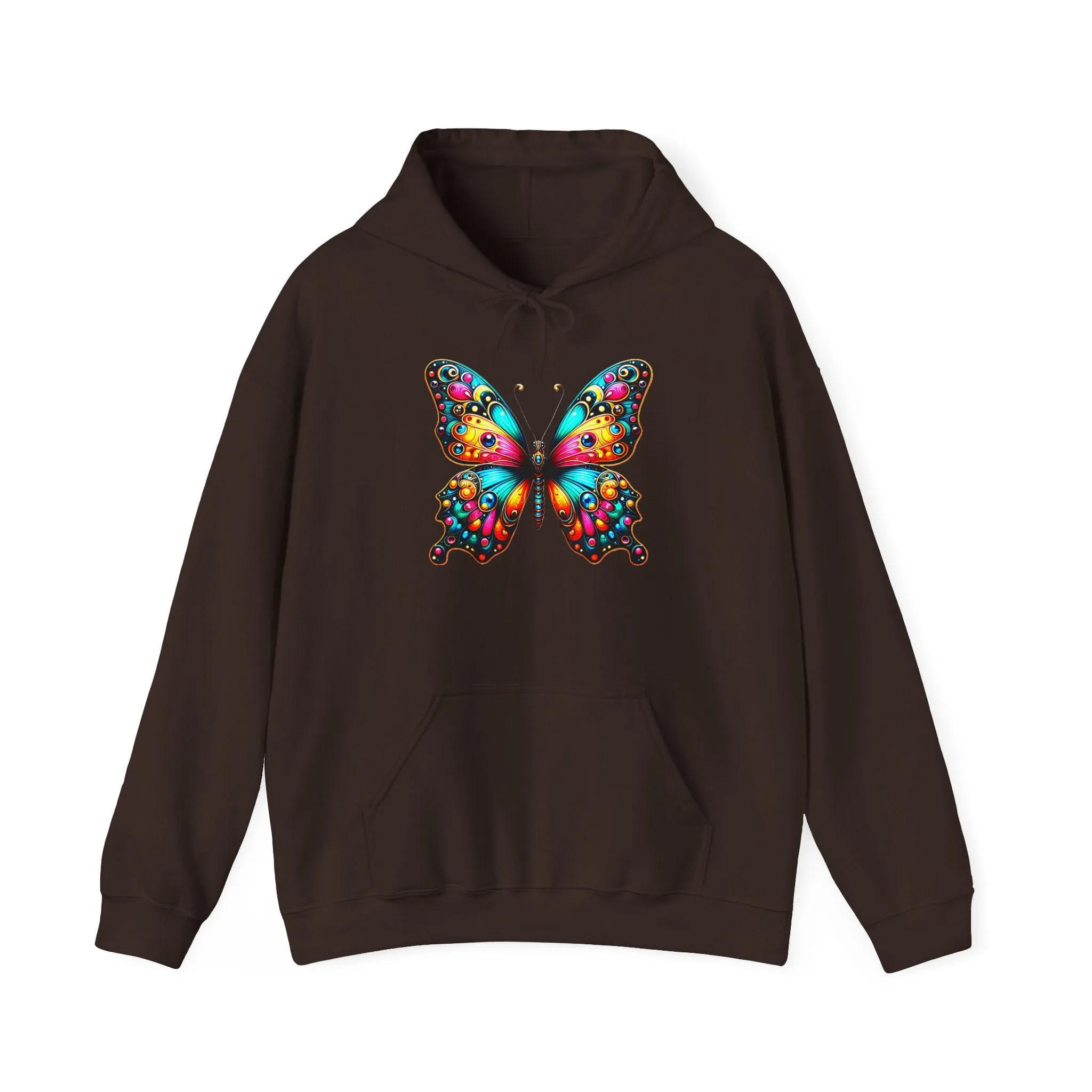 Beautiful Vibrant Butterfly Unisex Graphic Hoodie