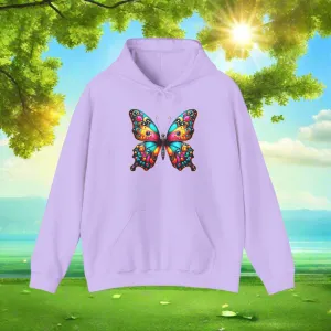 Beautiful Vibrant Butterfly Unisex Graphic Hoodie