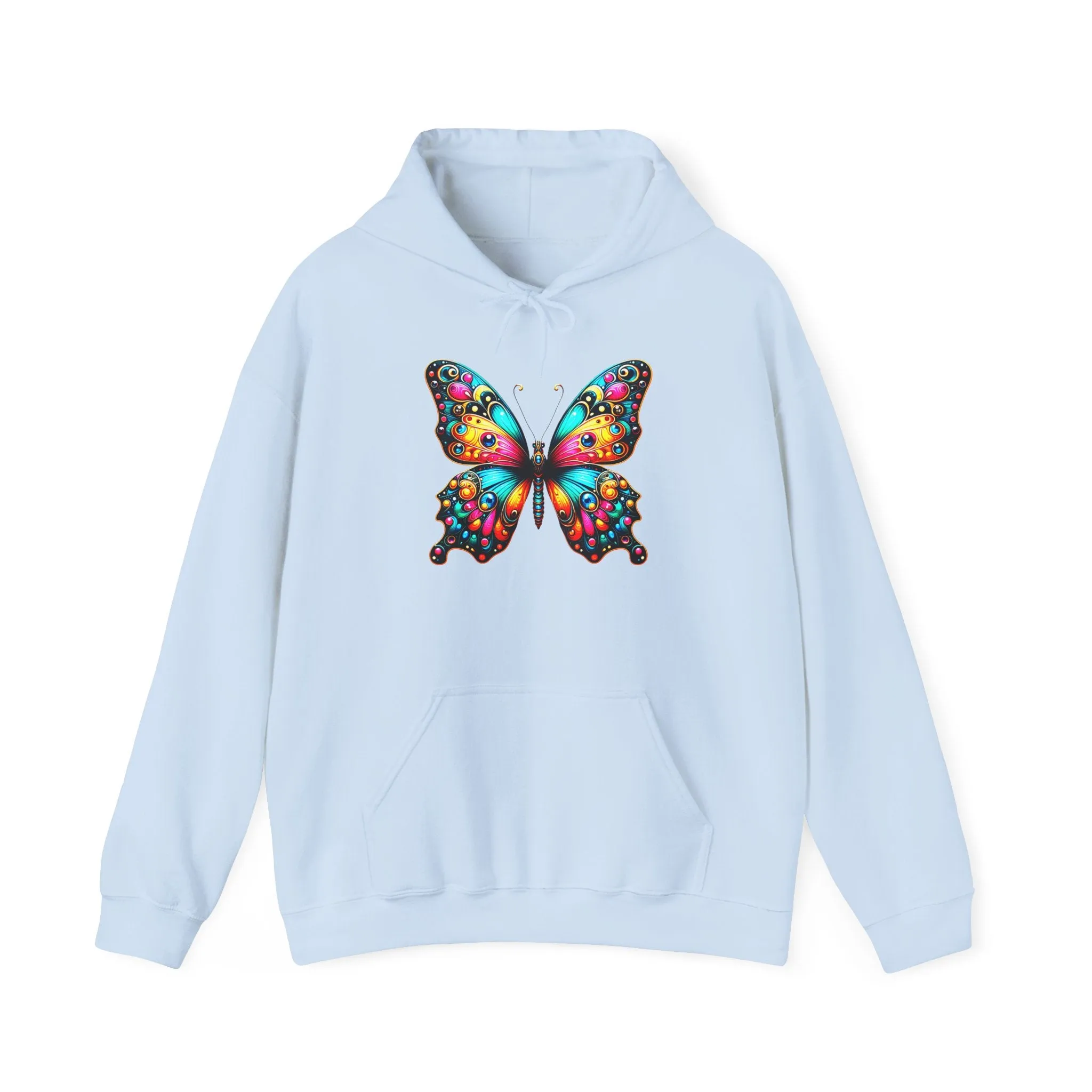 Beautiful Vibrant Butterfly Unisex Graphic Hoodie