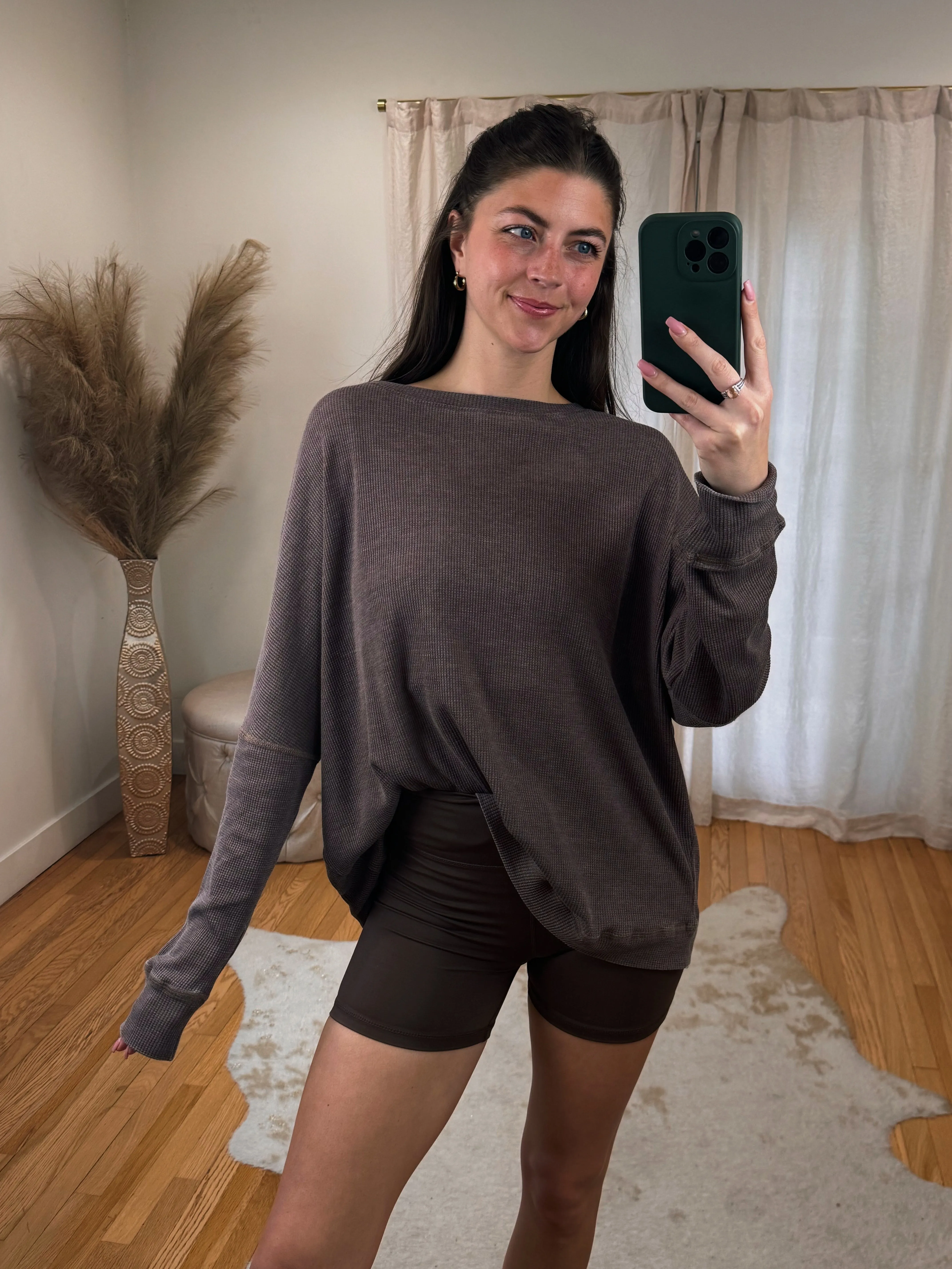 Belgian Waffle Long Sleeve