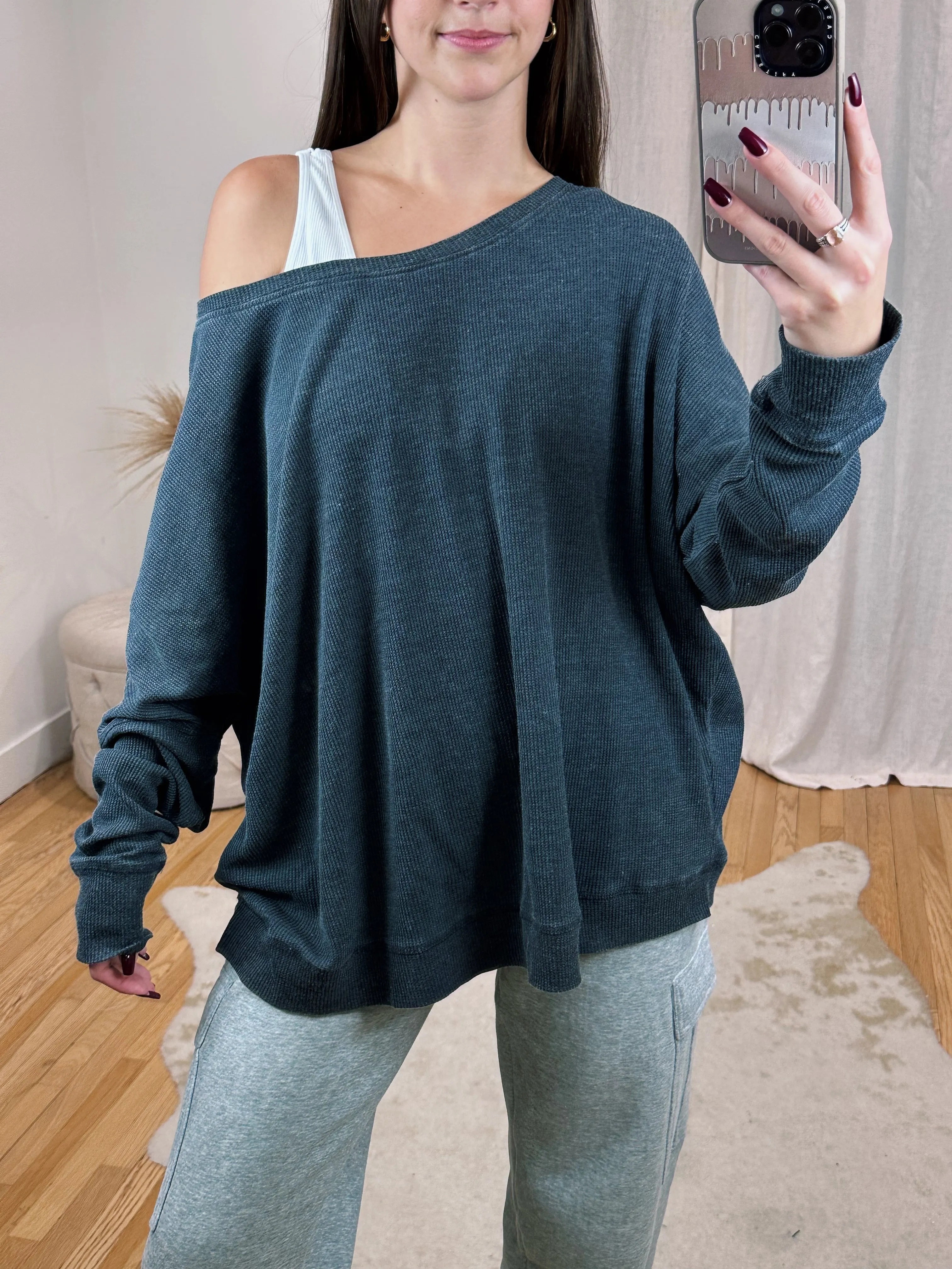 Belgian Waffle Long Sleeve