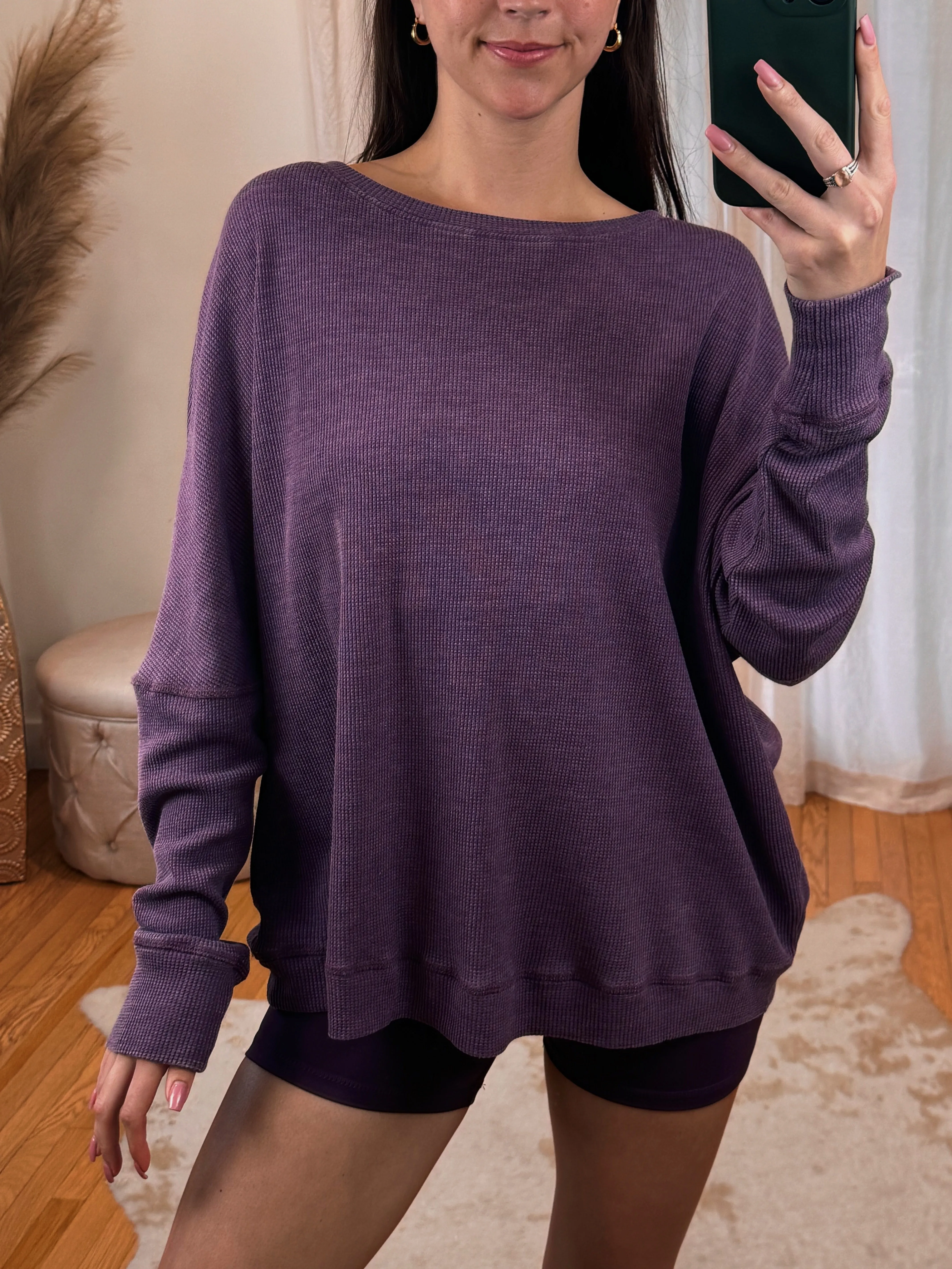 Belgian Waffle Long Sleeve