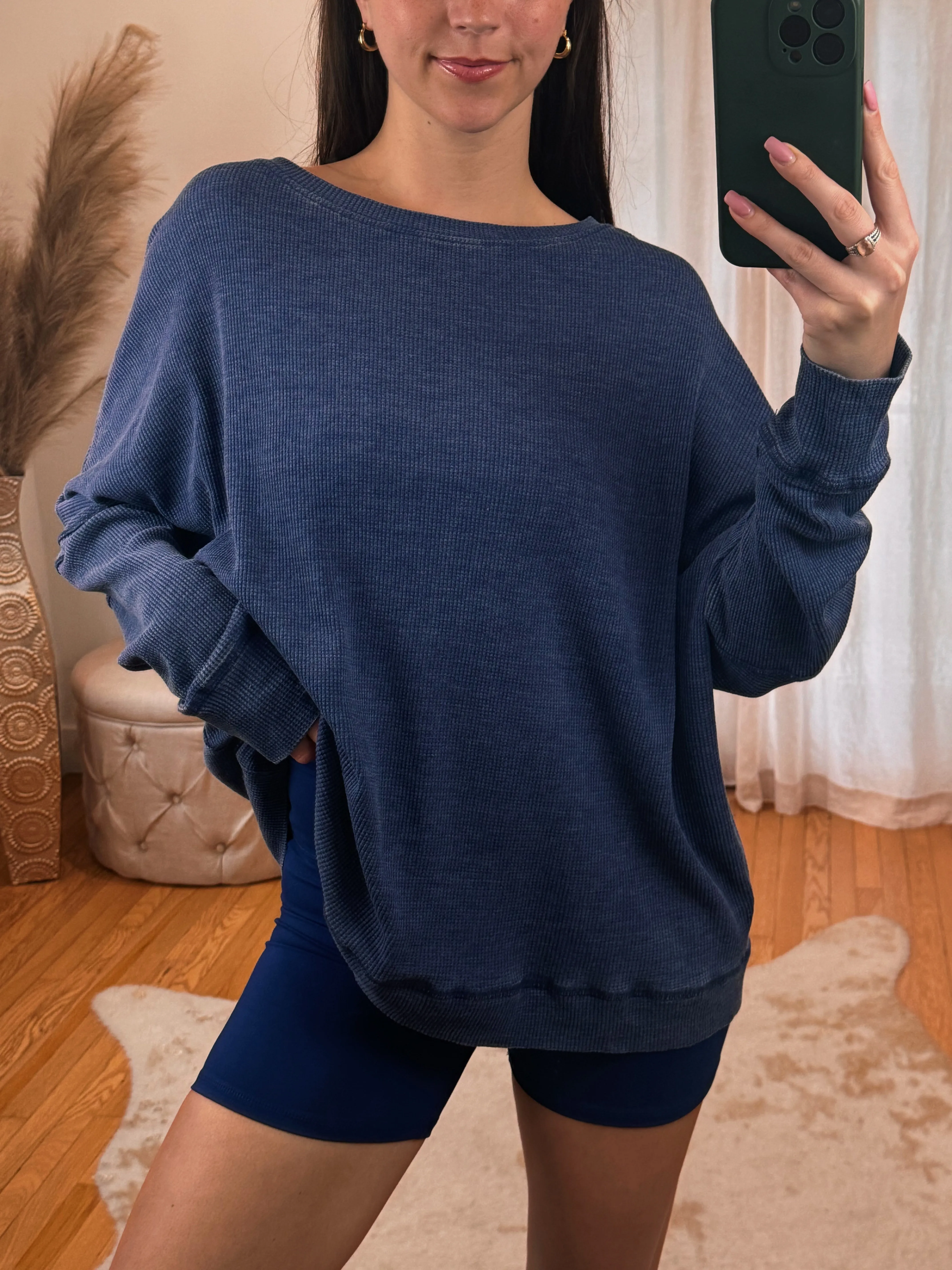 Belgian Waffle Long Sleeve