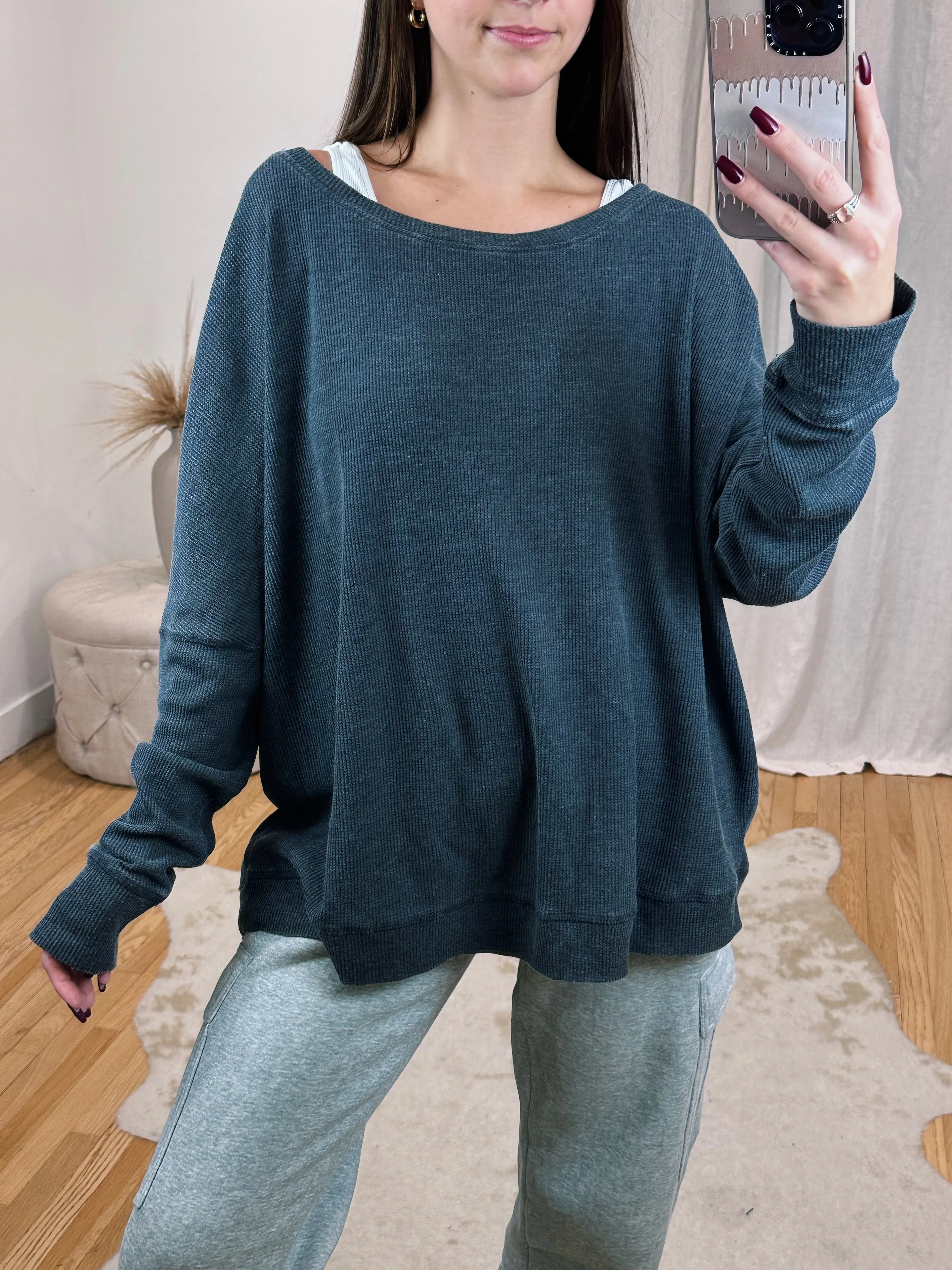 Belgian Waffle Long Sleeve