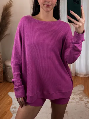 Belgian Waffle Long Sleeve