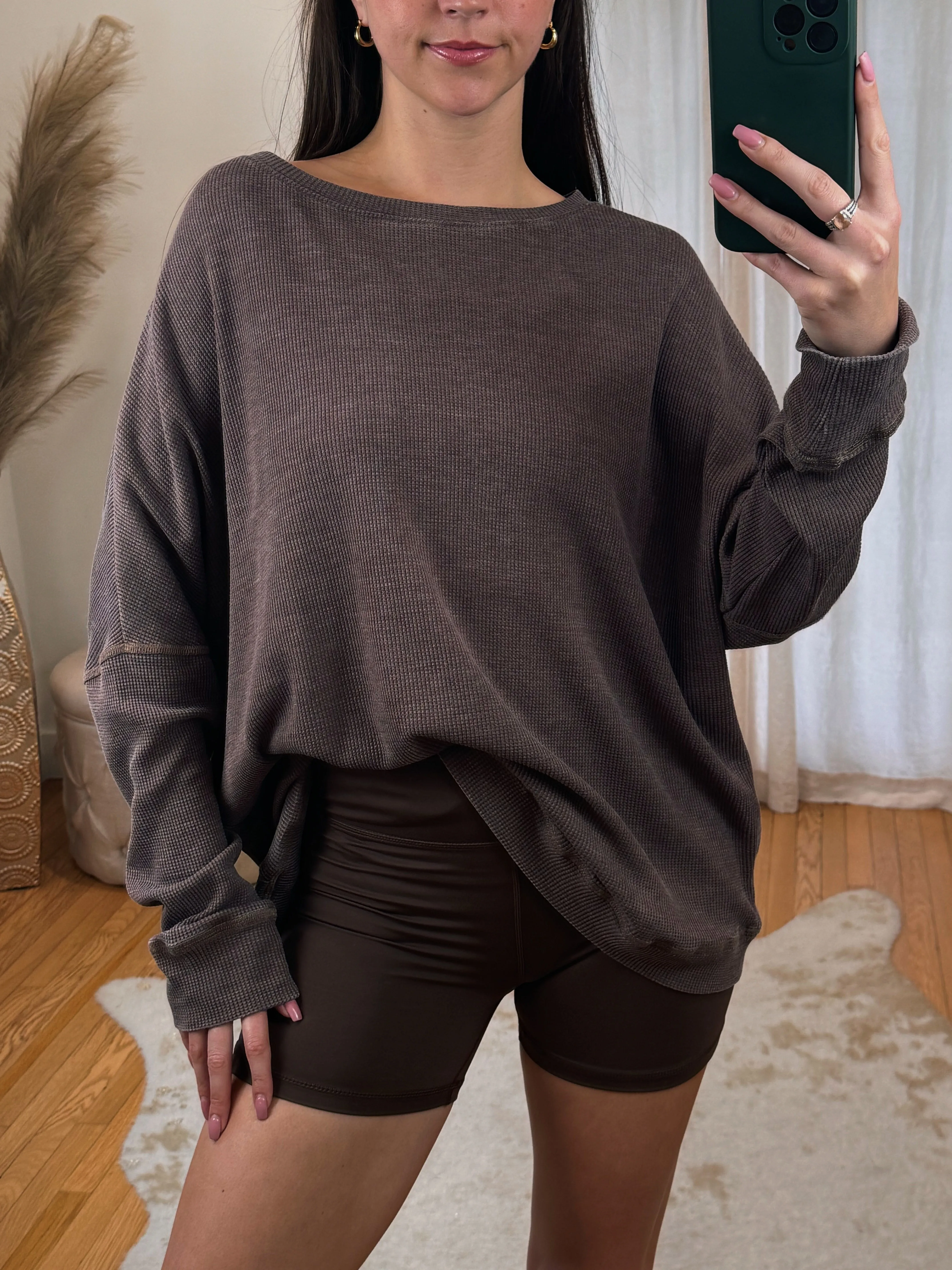 Belgian Waffle Long Sleeve