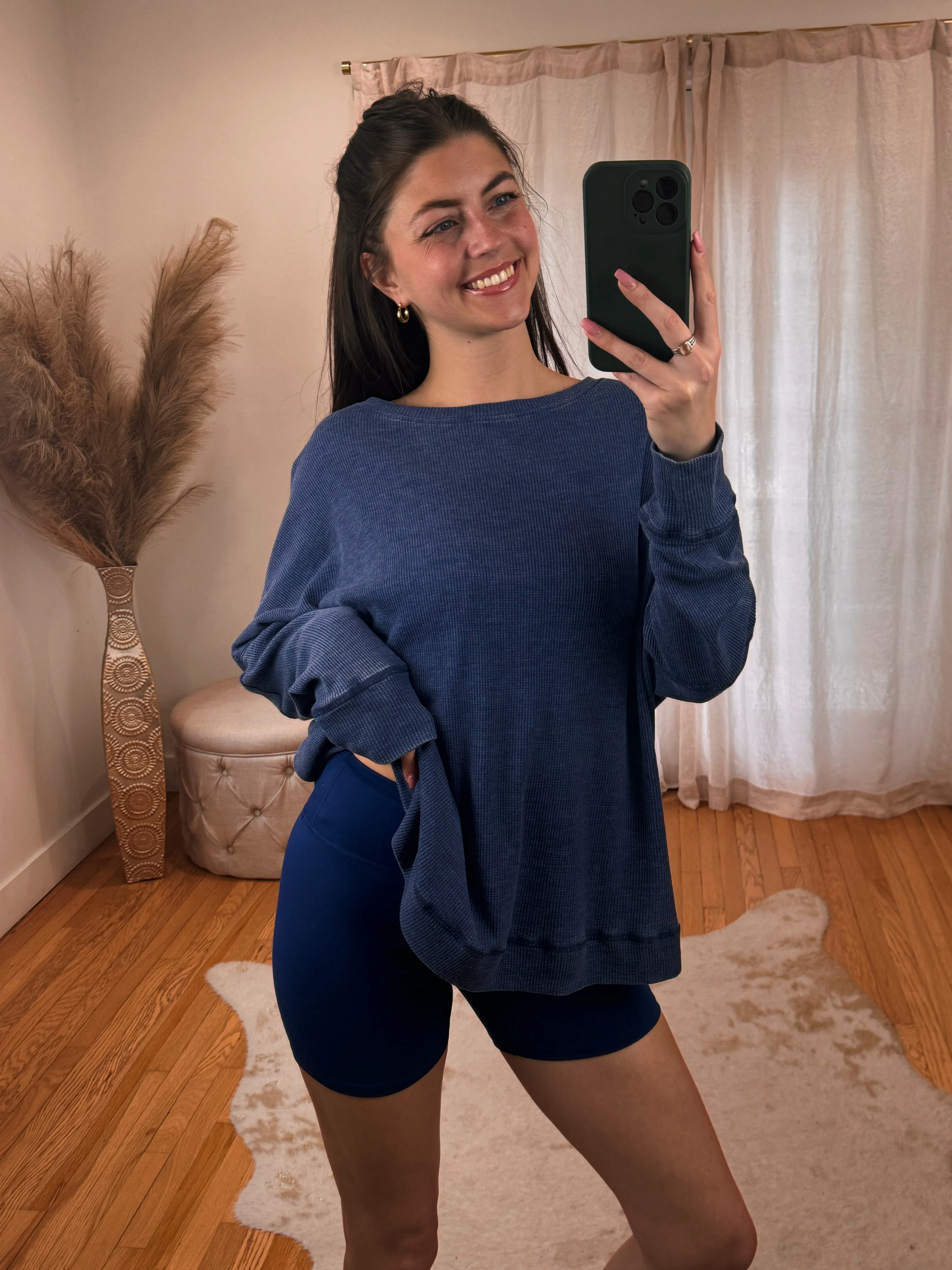 Belgian Waffle Long Sleeve