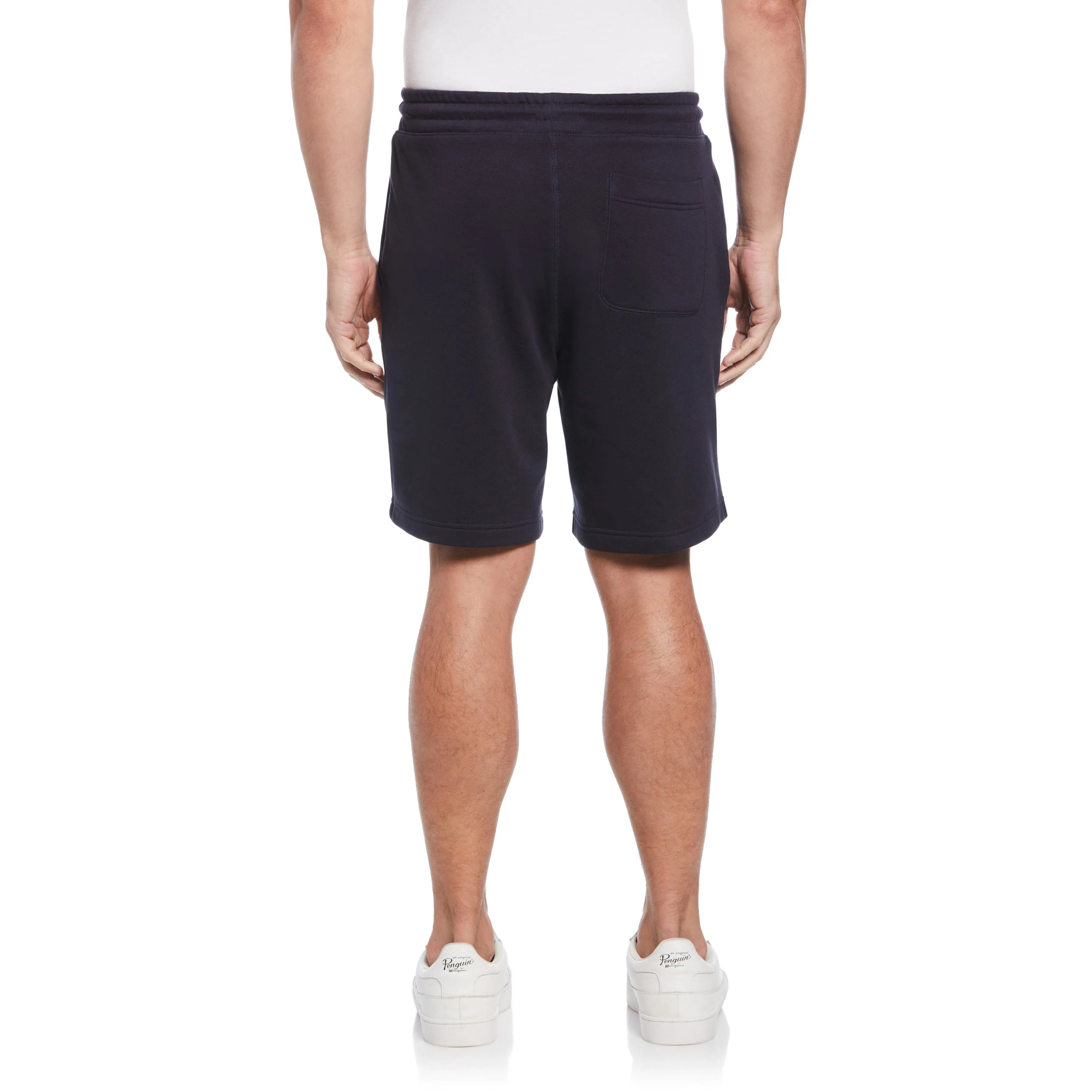 Big & Tall Brushed Black Fleece Short