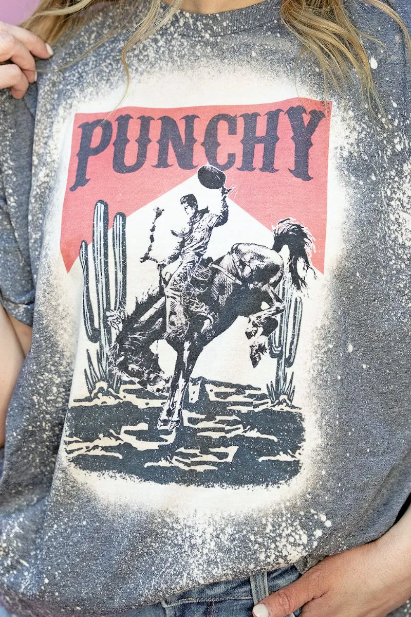 Bleached Punchy Cowboy Softstyle Adult T-Shirt