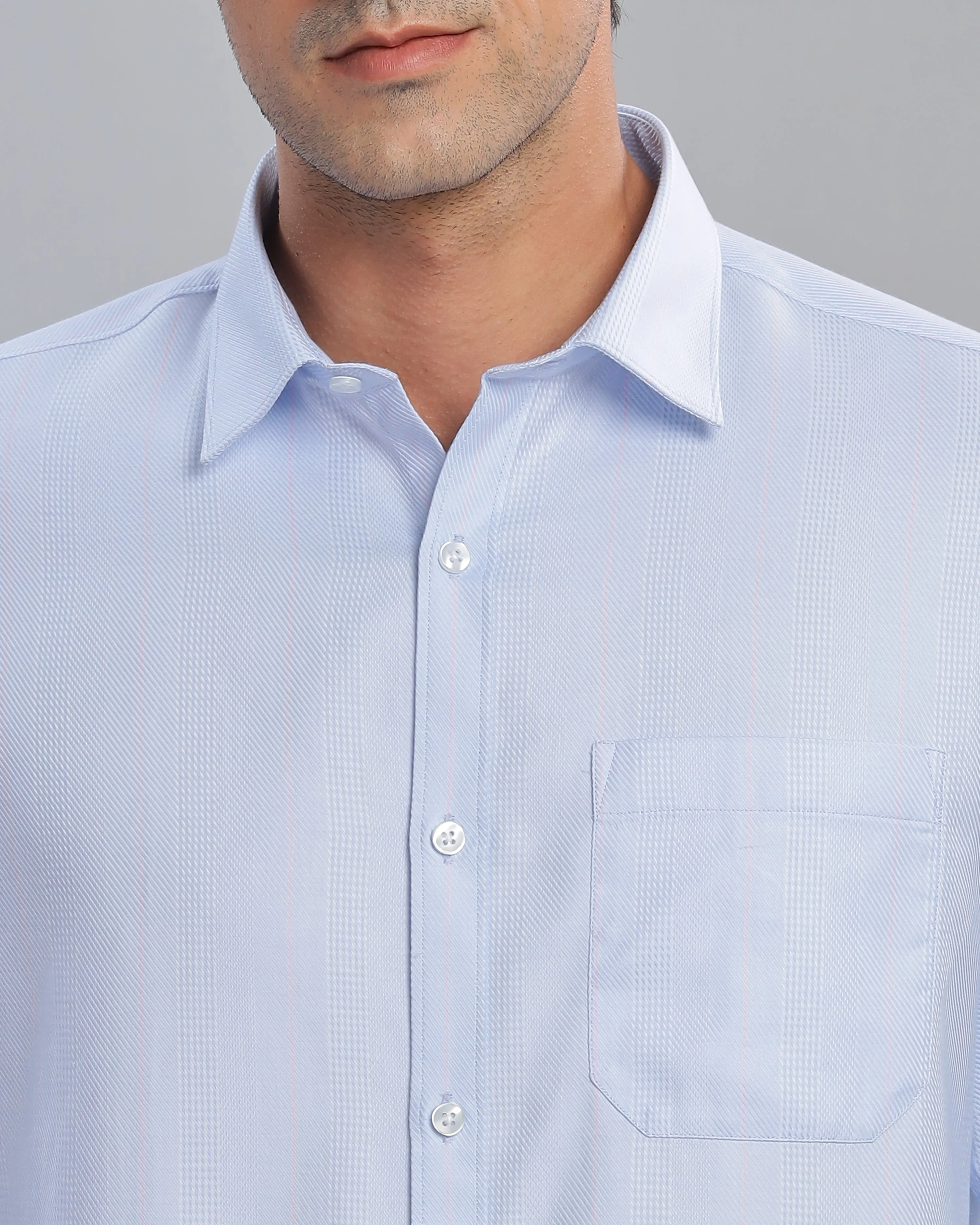 Blue Glass Striped Shirt