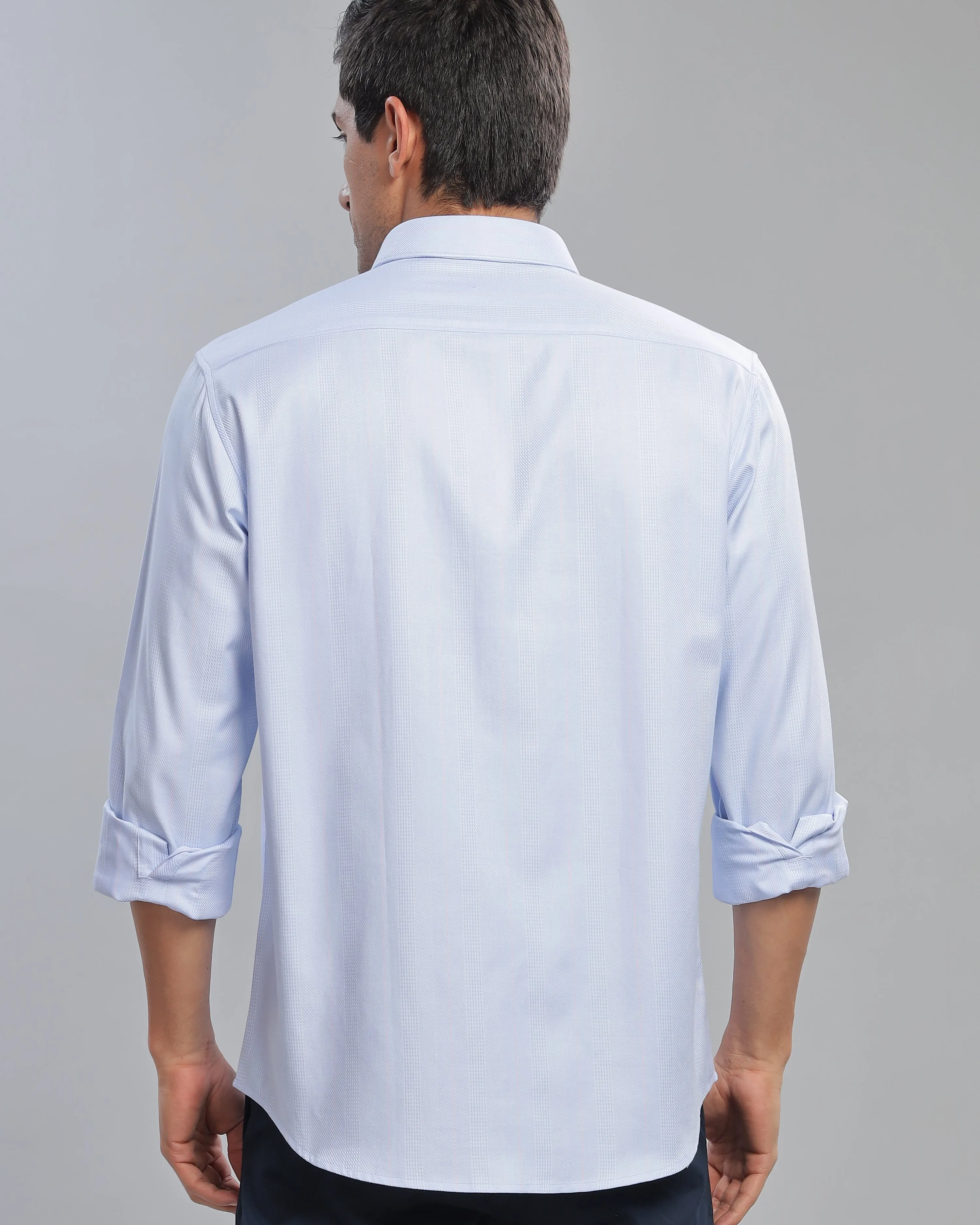 Blue Glass Striped Shirt