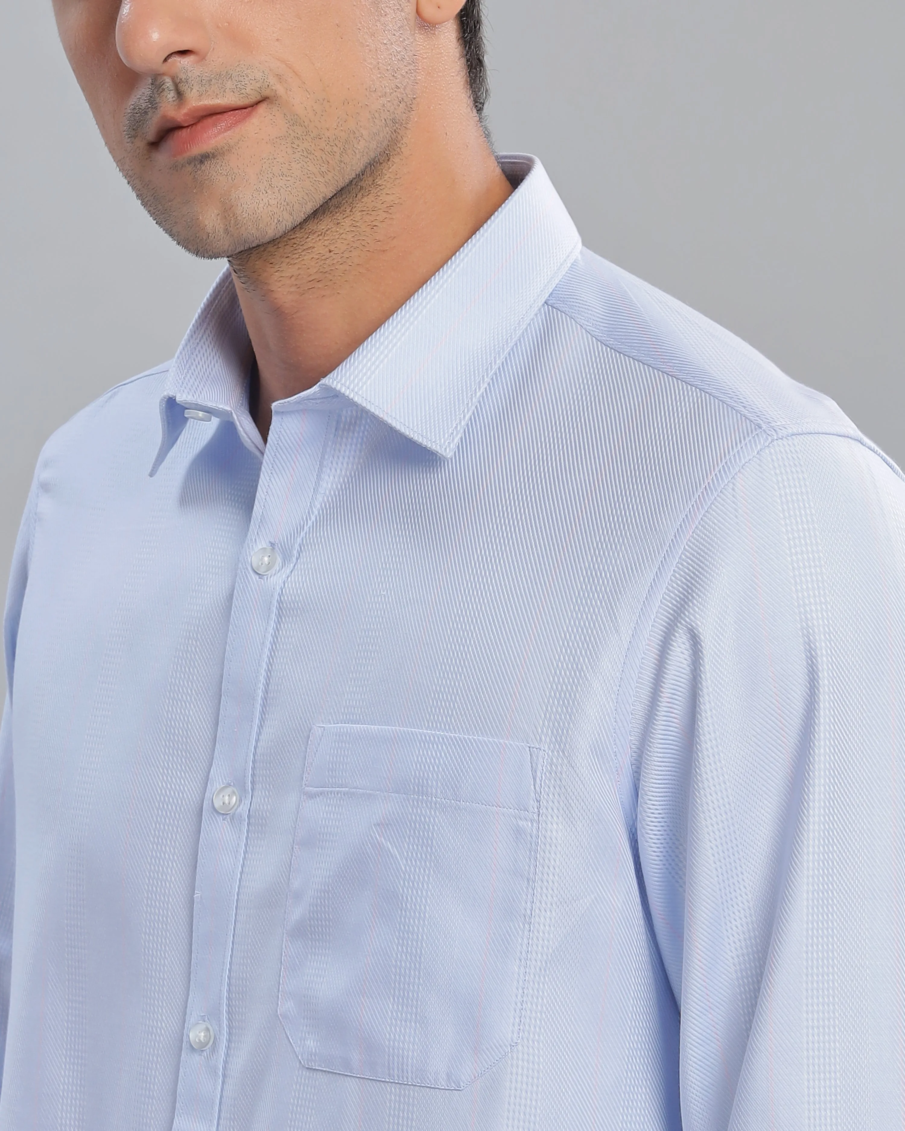 Blue Glass Striped Shirt