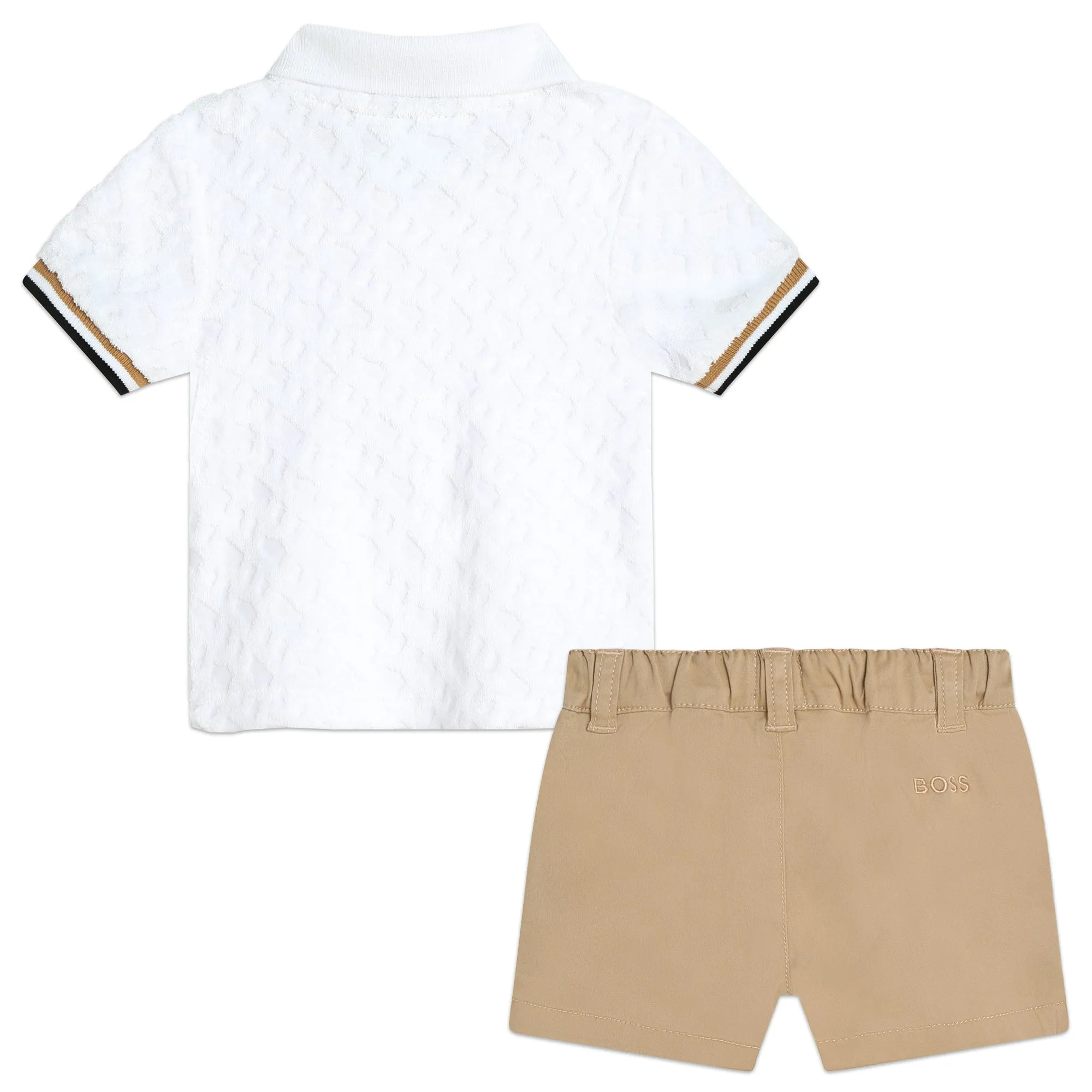 BOSS KIDSWEAR Infant Polo and Shorts Set Gift Box