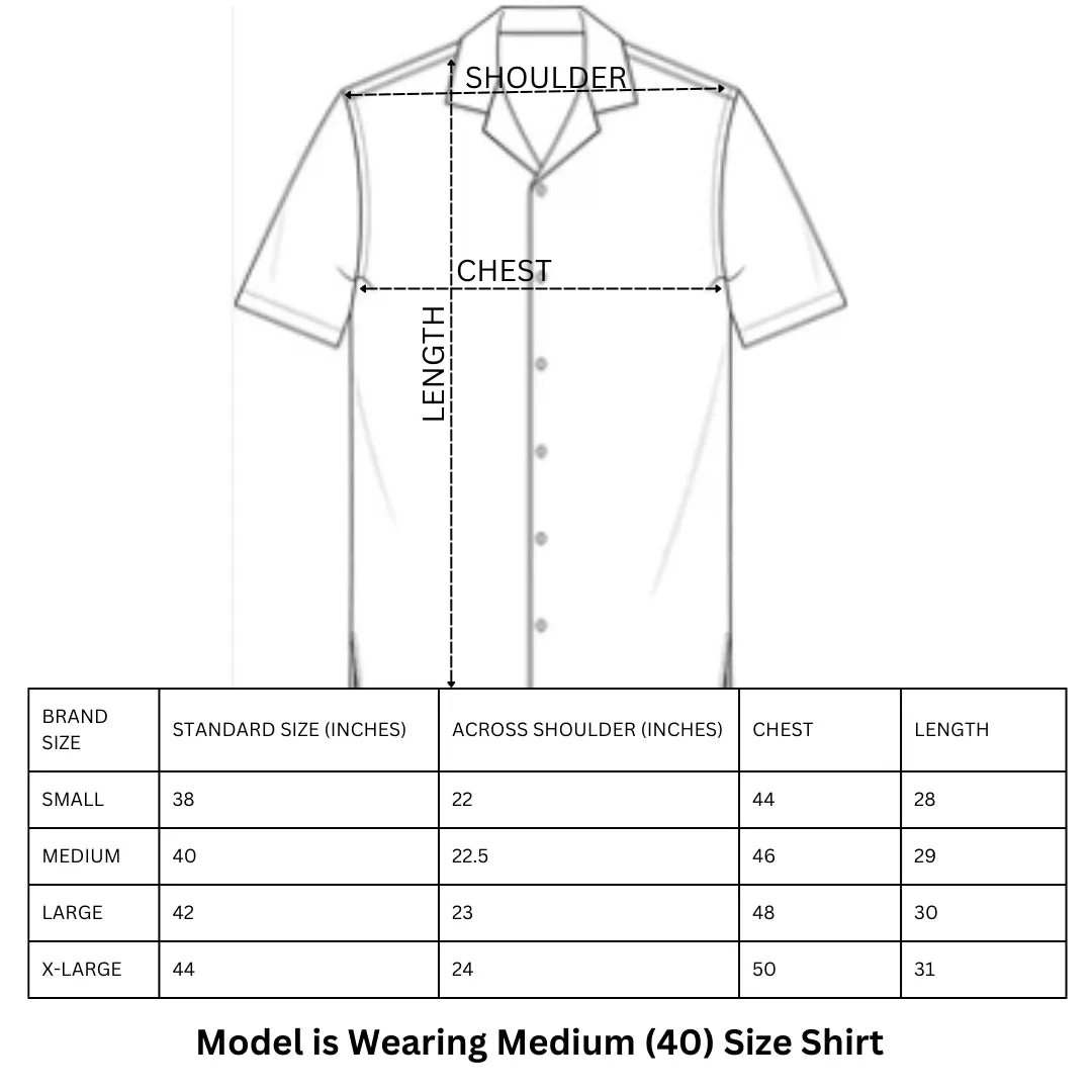Box Fit Cuban Collar Shirt For Men | Melange Grey