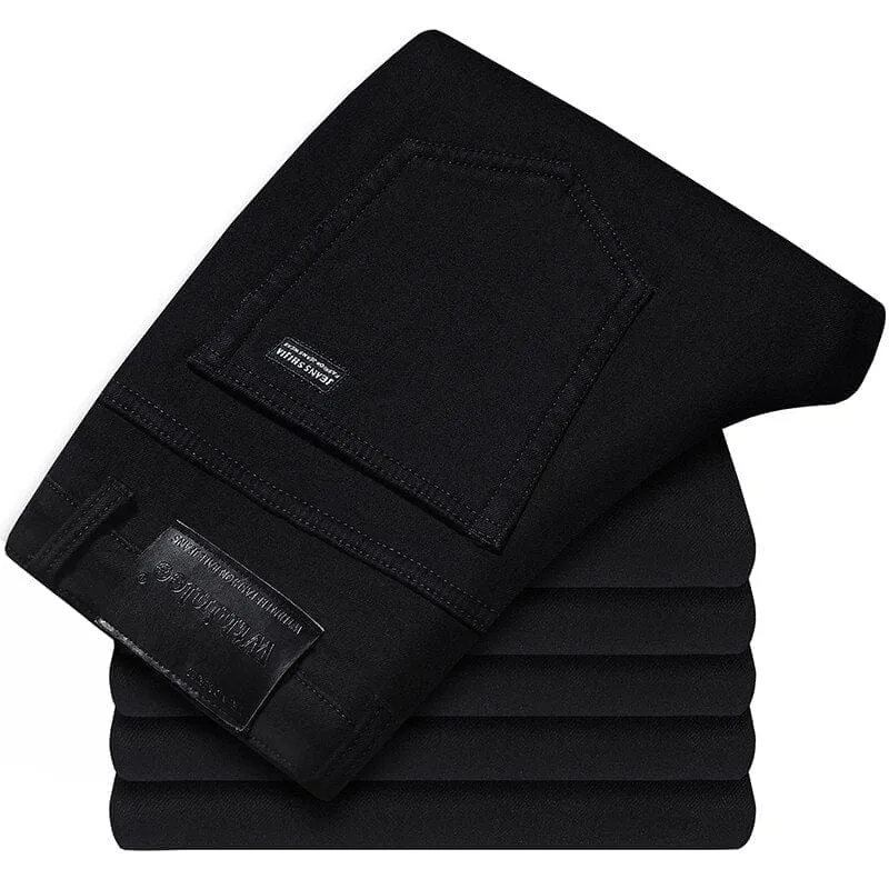 Brand New Men's Jeans Business Casual Elastic Denim Pants