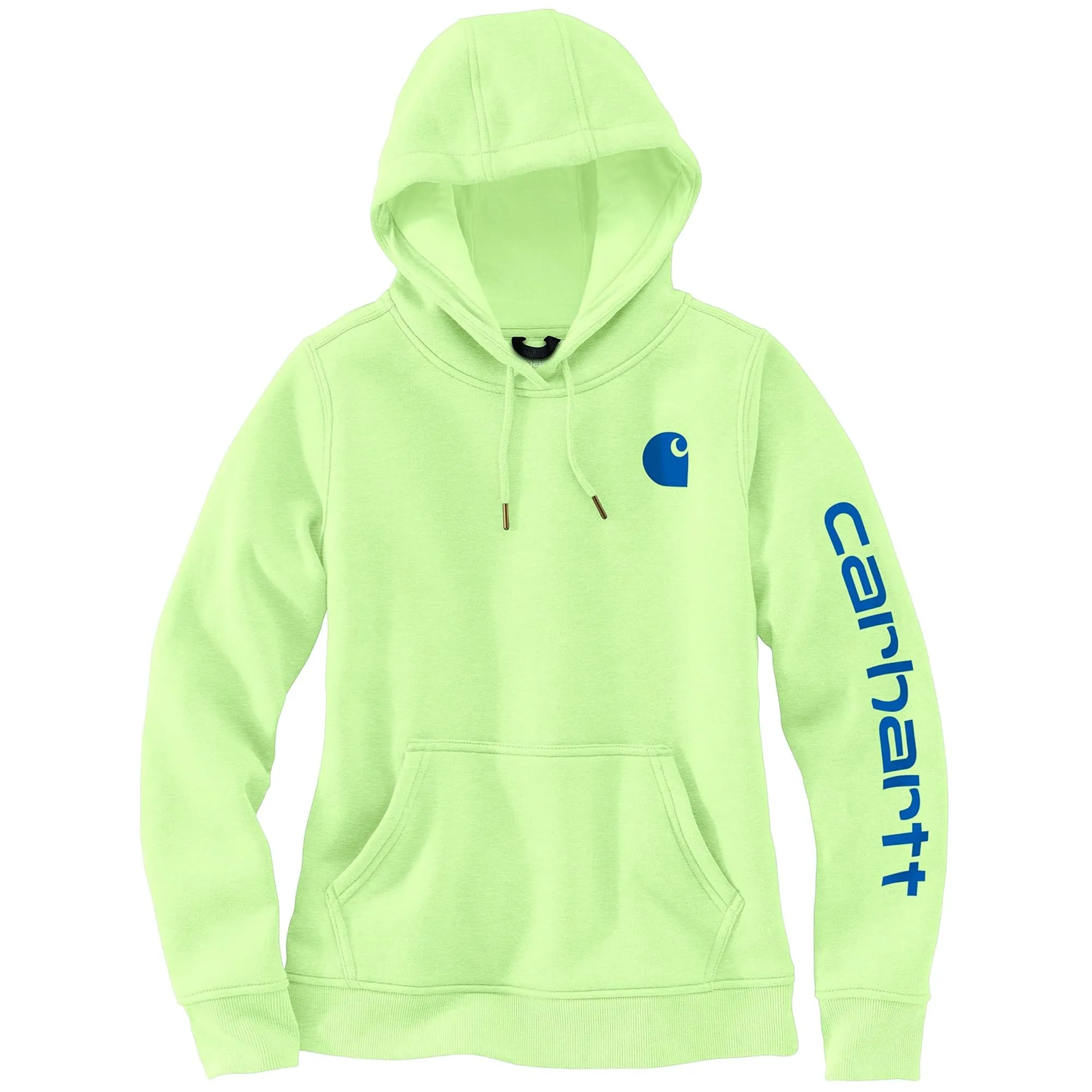 Carhartt 102791 Women's Relaxed Fit Midweight Logo Sleeve Graphic Sweatshirt