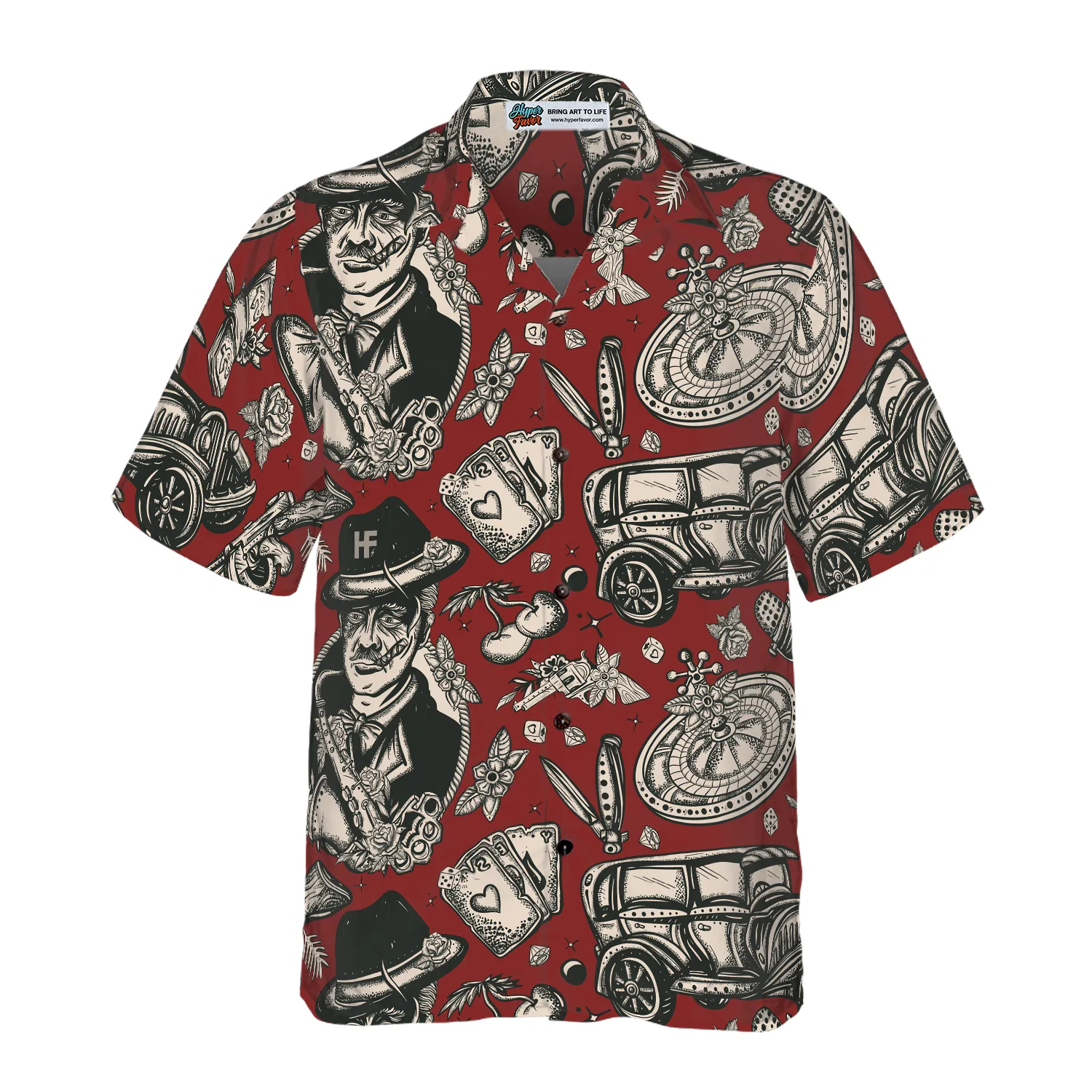 Casino Life In Retro Style Hawaiian Shirt, Best Gift For Husband, Wife, Boyfriend, Girlfriend, Friend, Family