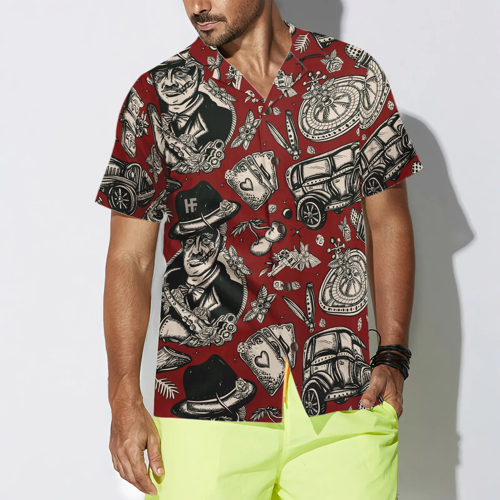 Casino Life In Retro Style Hawaiian Shirt, Best Gift For Husband, Wife, Boyfriend, Girlfriend, Friend, Family