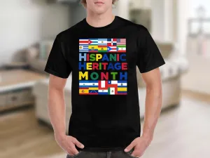 Celebrate Hispanic Heritage Month Vibrant T-Shirts