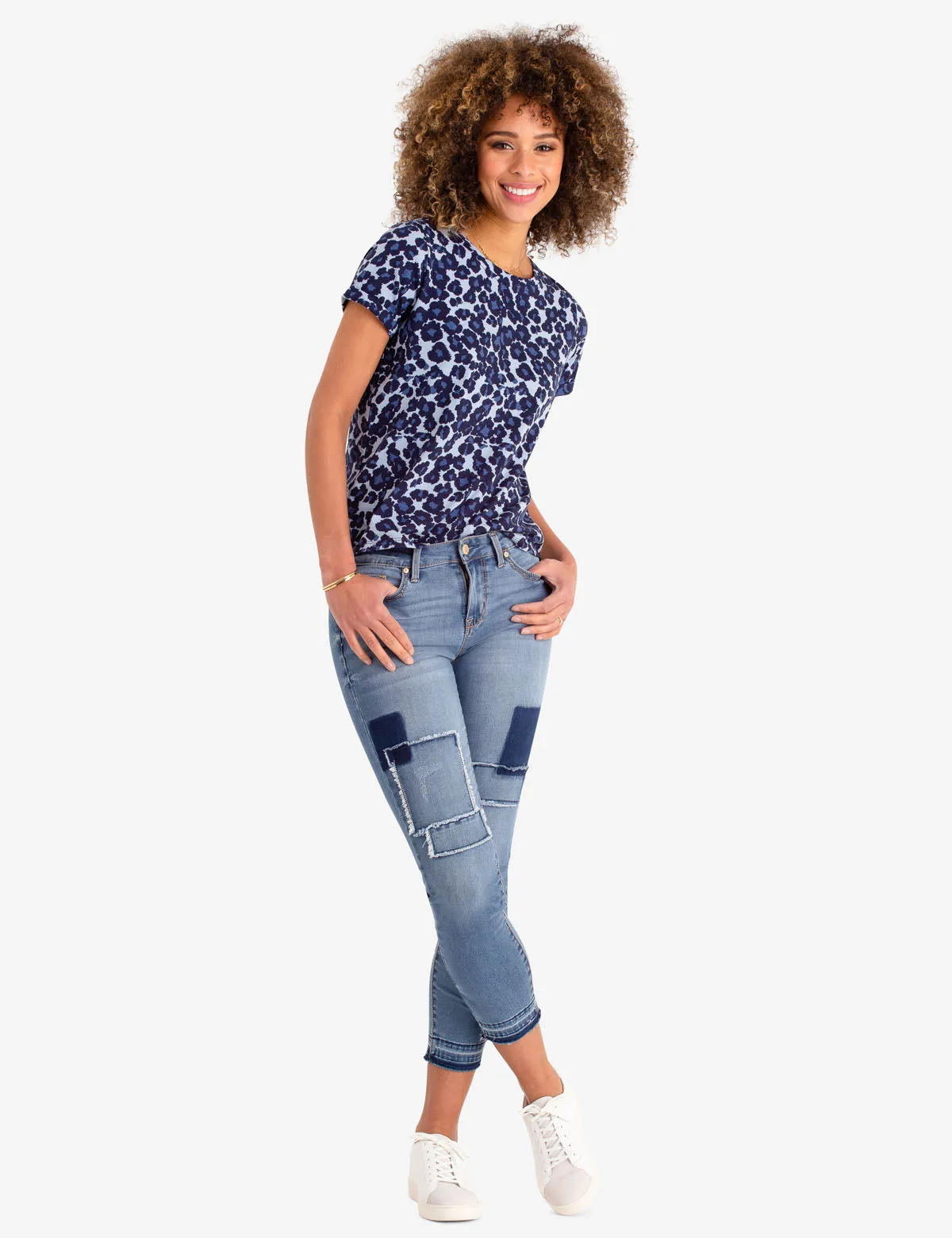 CHEETAH PRINT T-SHIRT