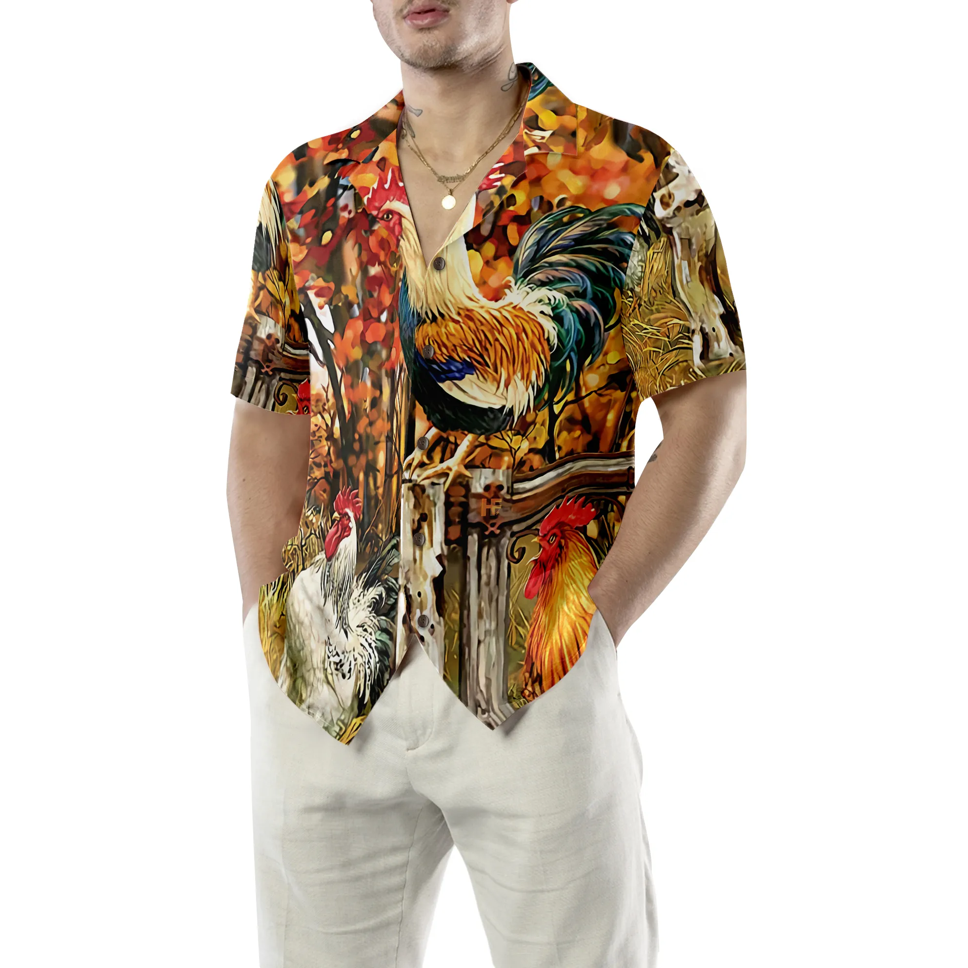 Chicken Family Farm Hawaiian Shirt, Best Gift For Chicken Lover, Husband, Wife, Boyfriend, Girlfriend, Friend, Family