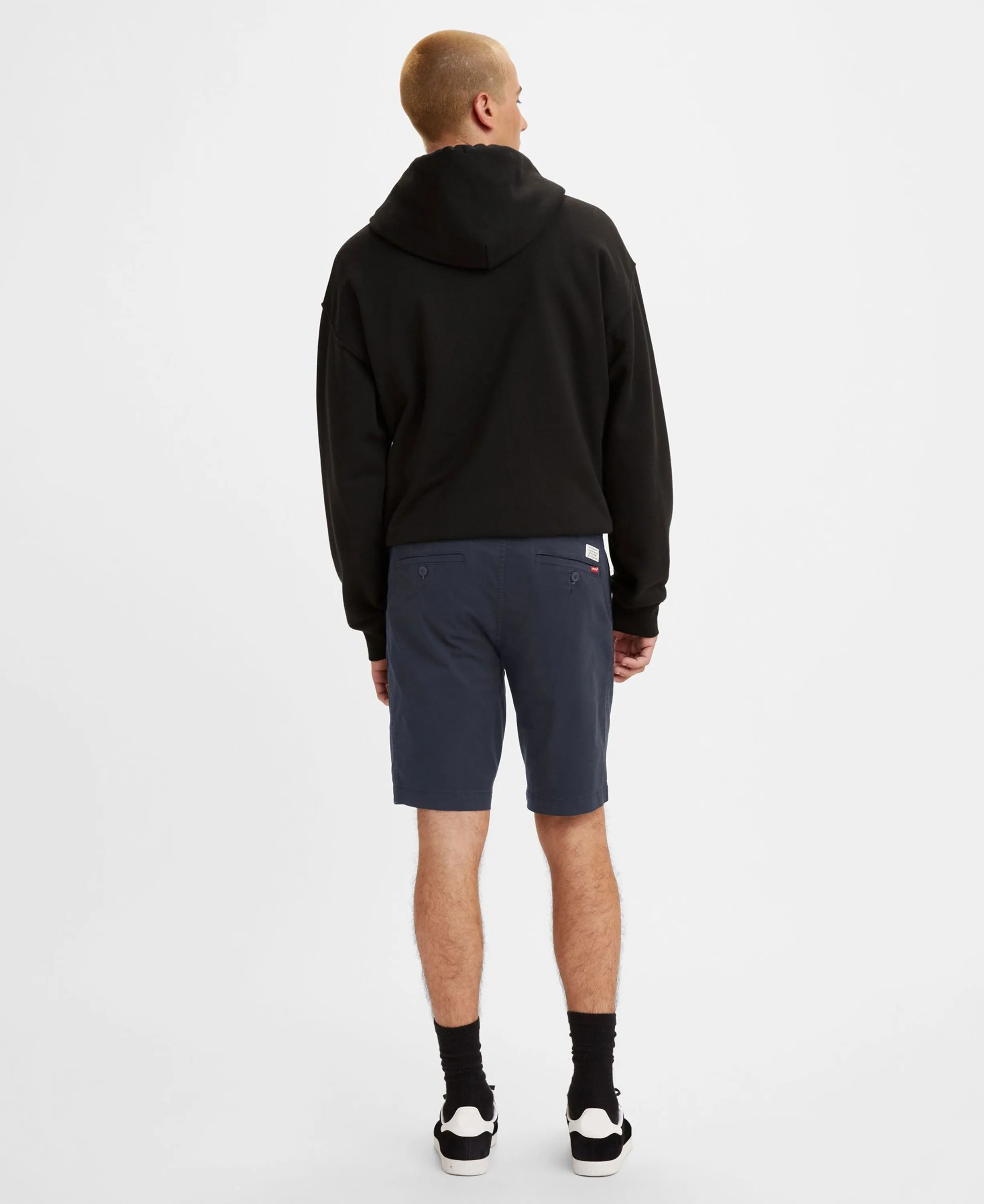 Chino Shorts - Baltic Navy Lightweight Microsand Twill