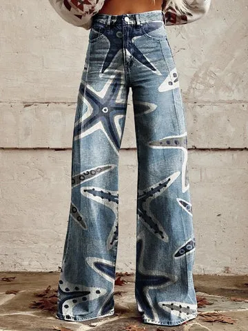 Claire - High-Waisted Wide-Leg Flared Trousers