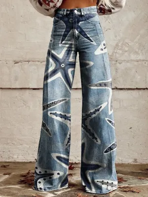 Claire - High-Waisted Wide-Leg Flared Trousers